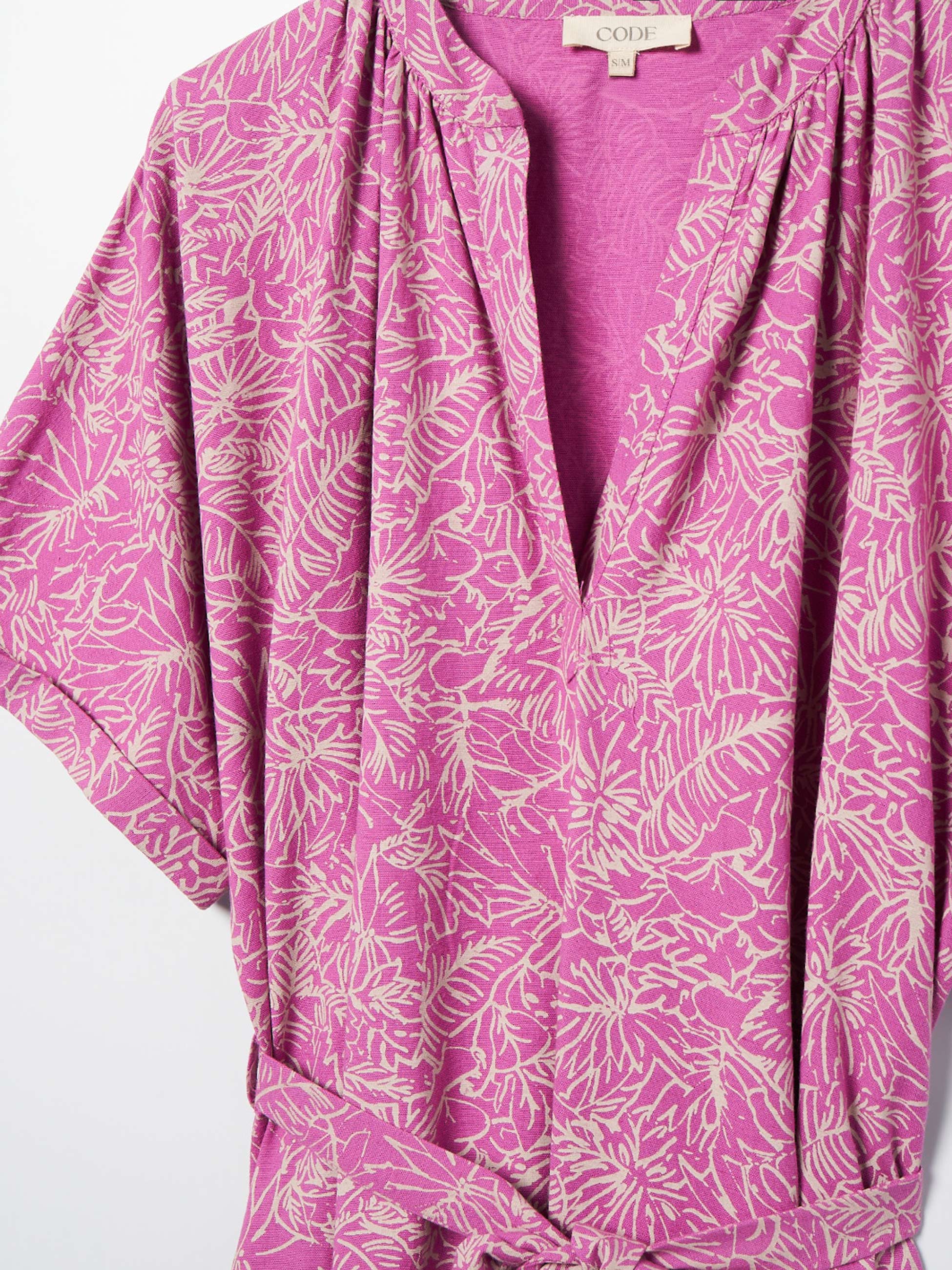 Vestido com estampado