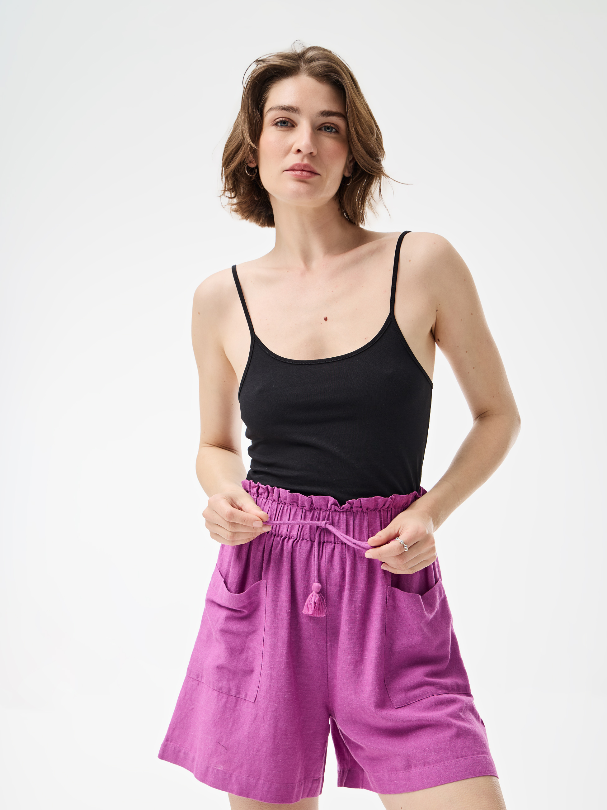 Calções com elástico