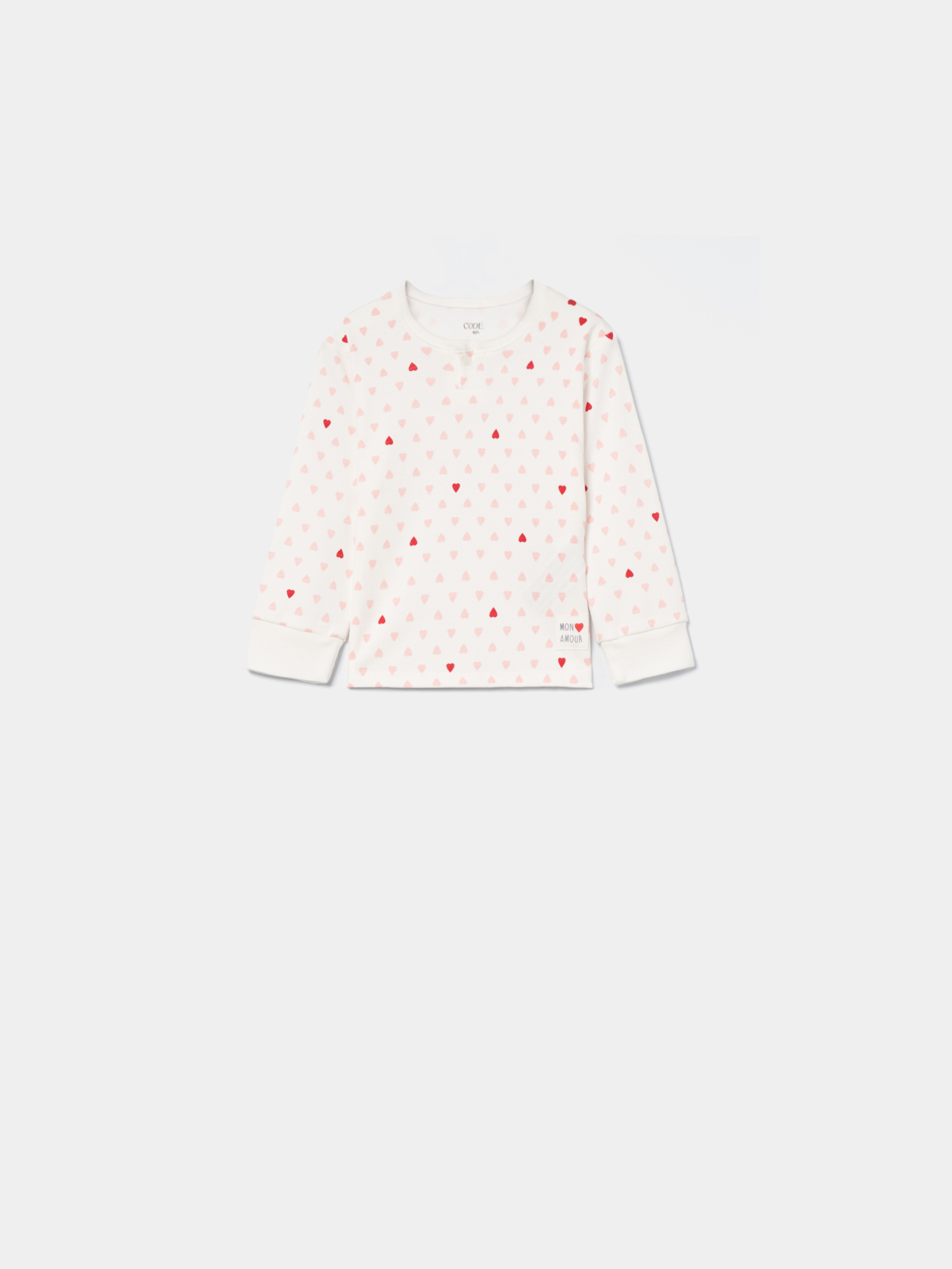 Camisola Pijama Corações