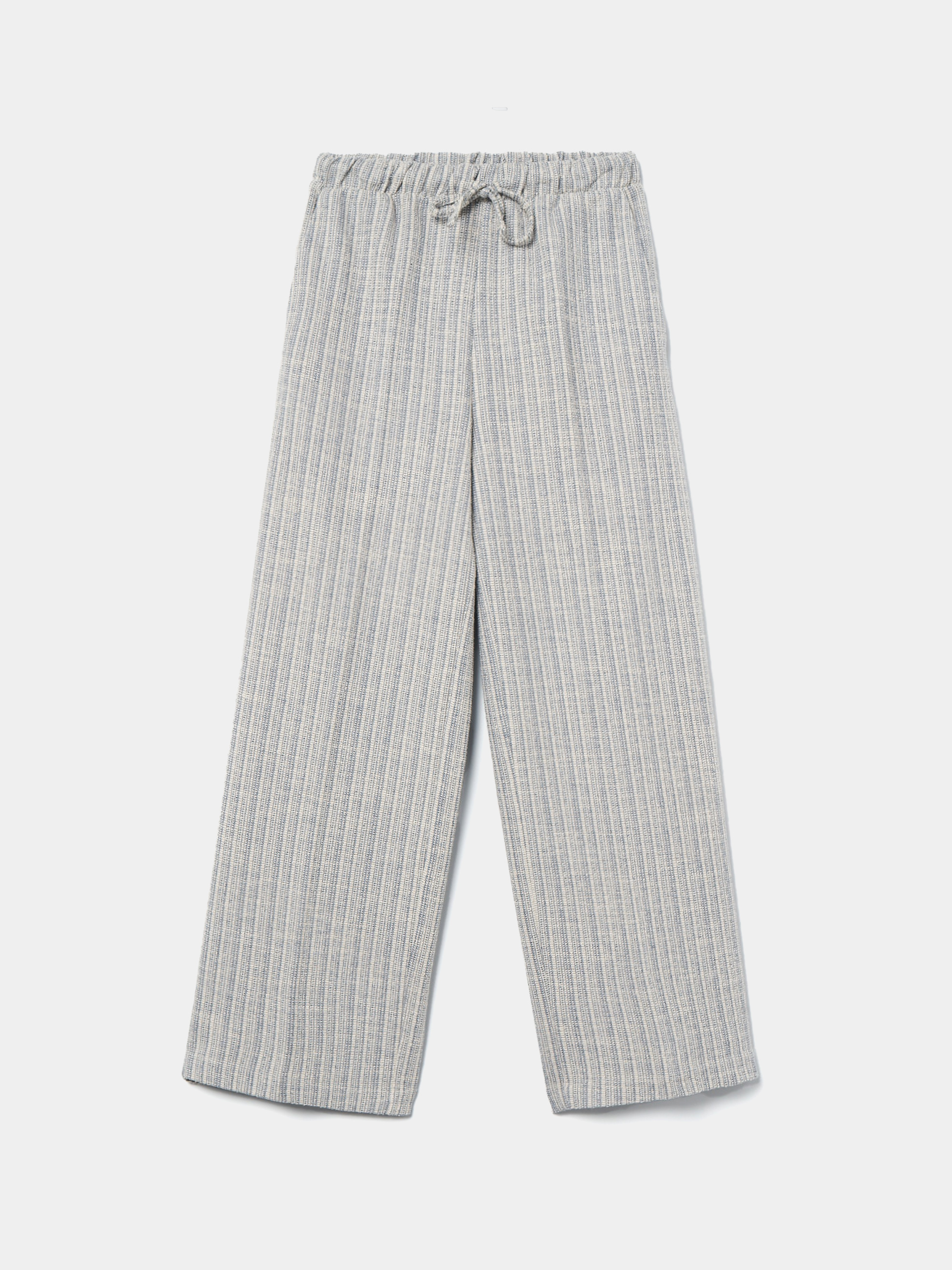 Calças com cintura elástica