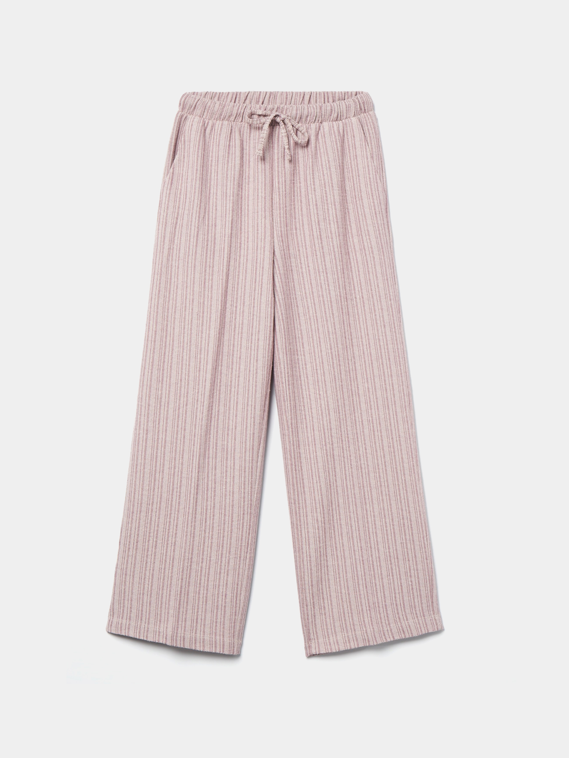 Calças com cintura elástica