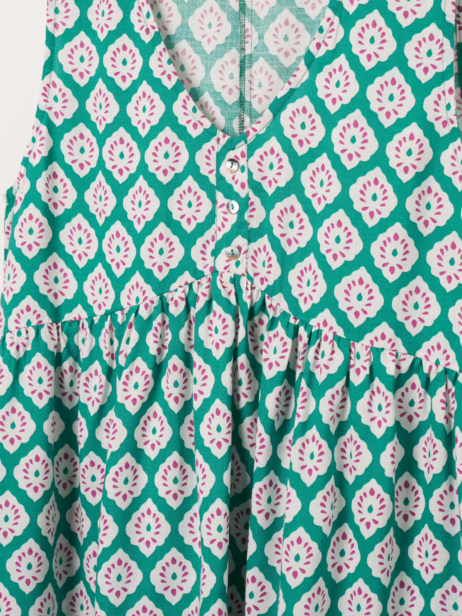 Blusa fluida estampada