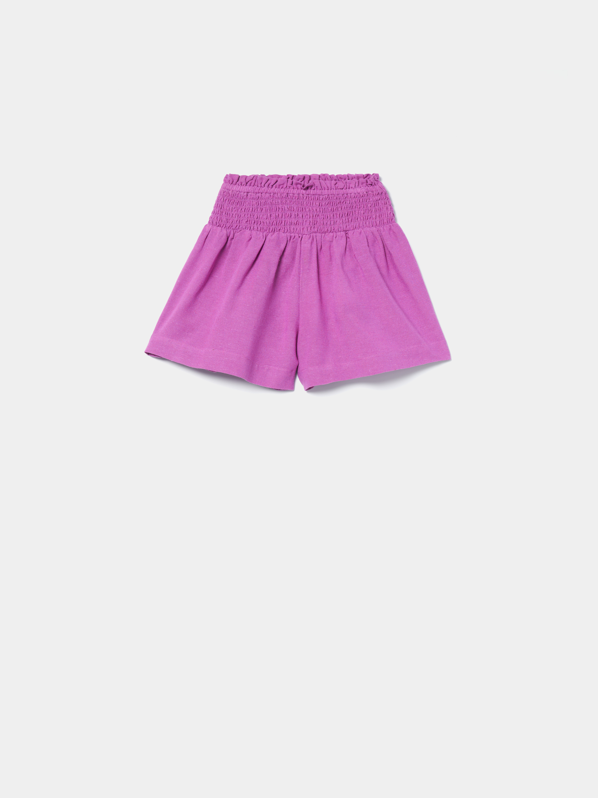 Calções com cintura elástica