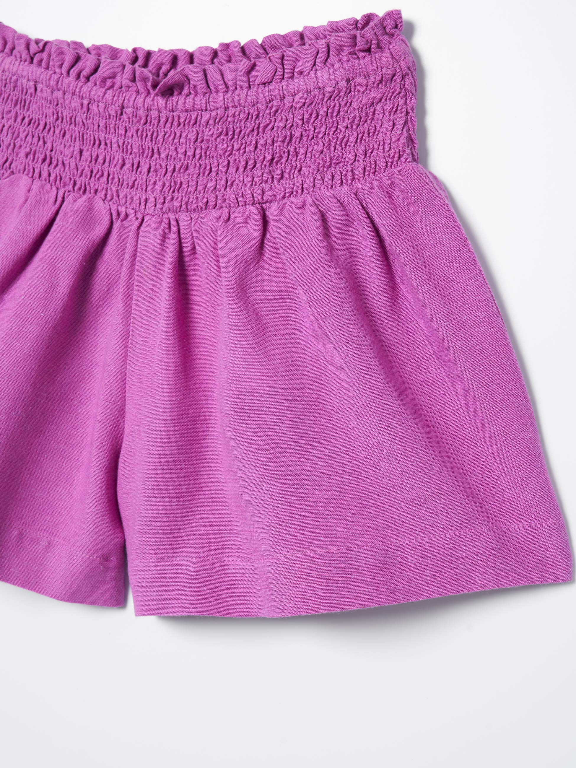 Calções com cintura elástica