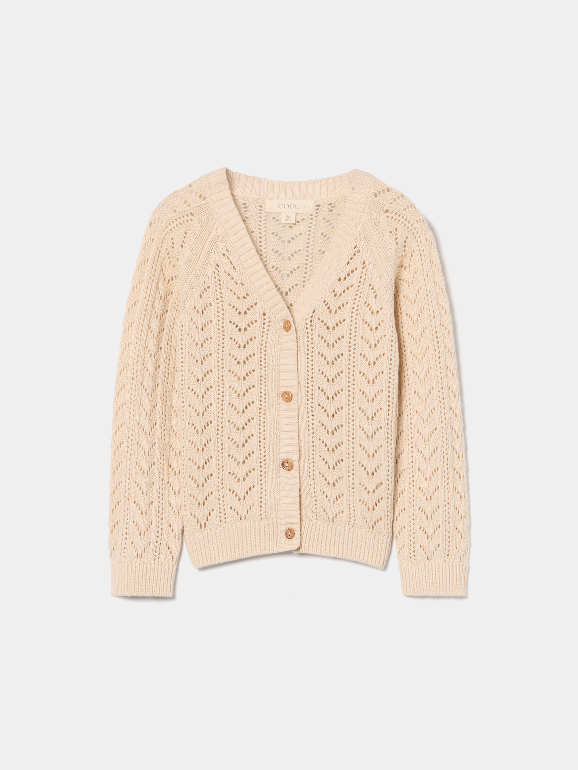 Casaco de malha tricotada