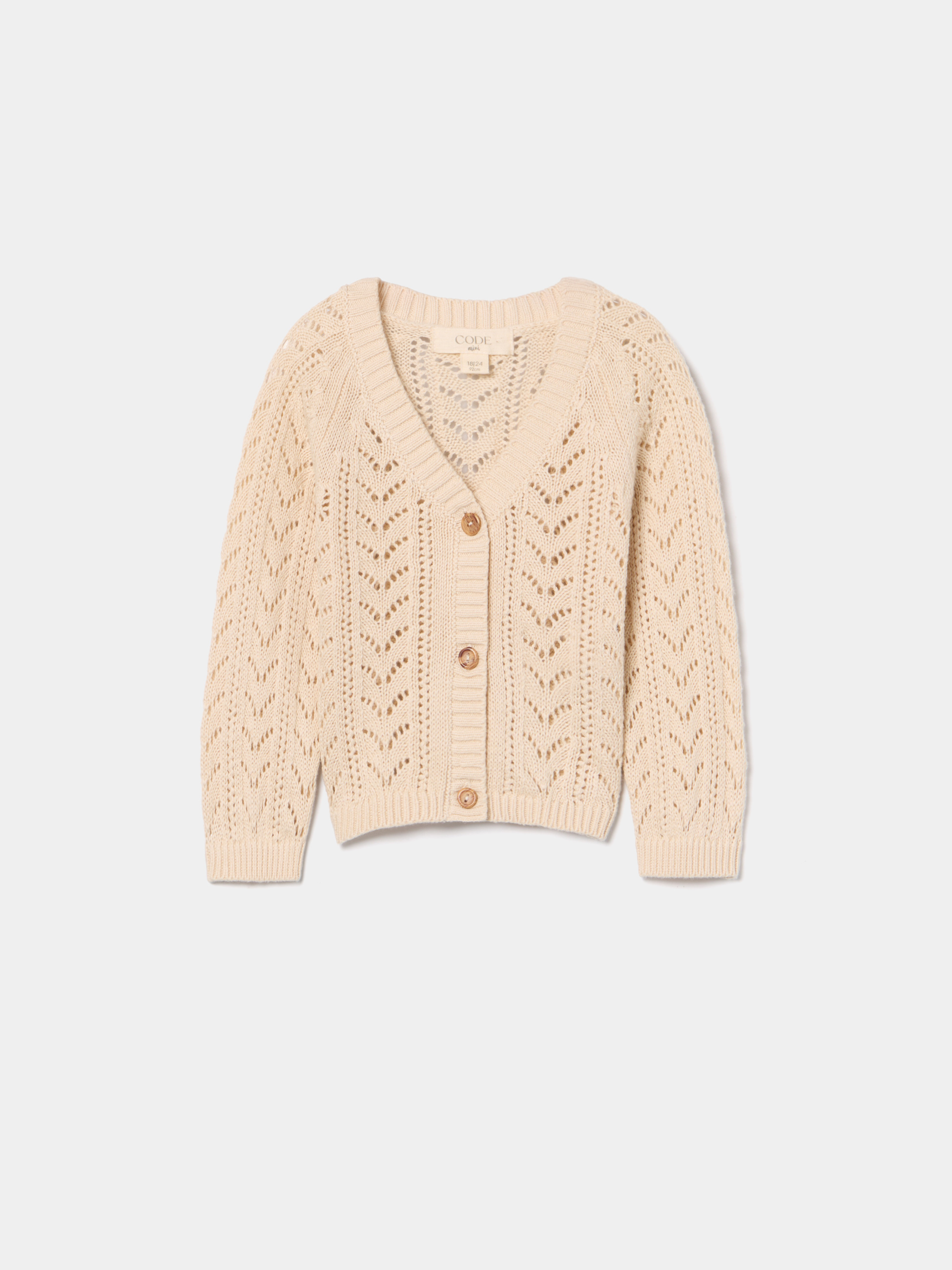 Casaco de malha tricotada