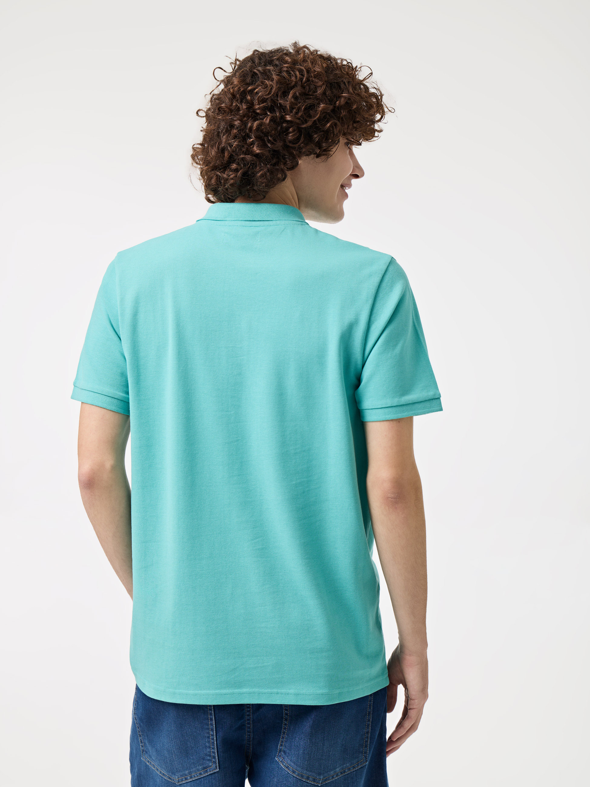 Polo básico em algodão