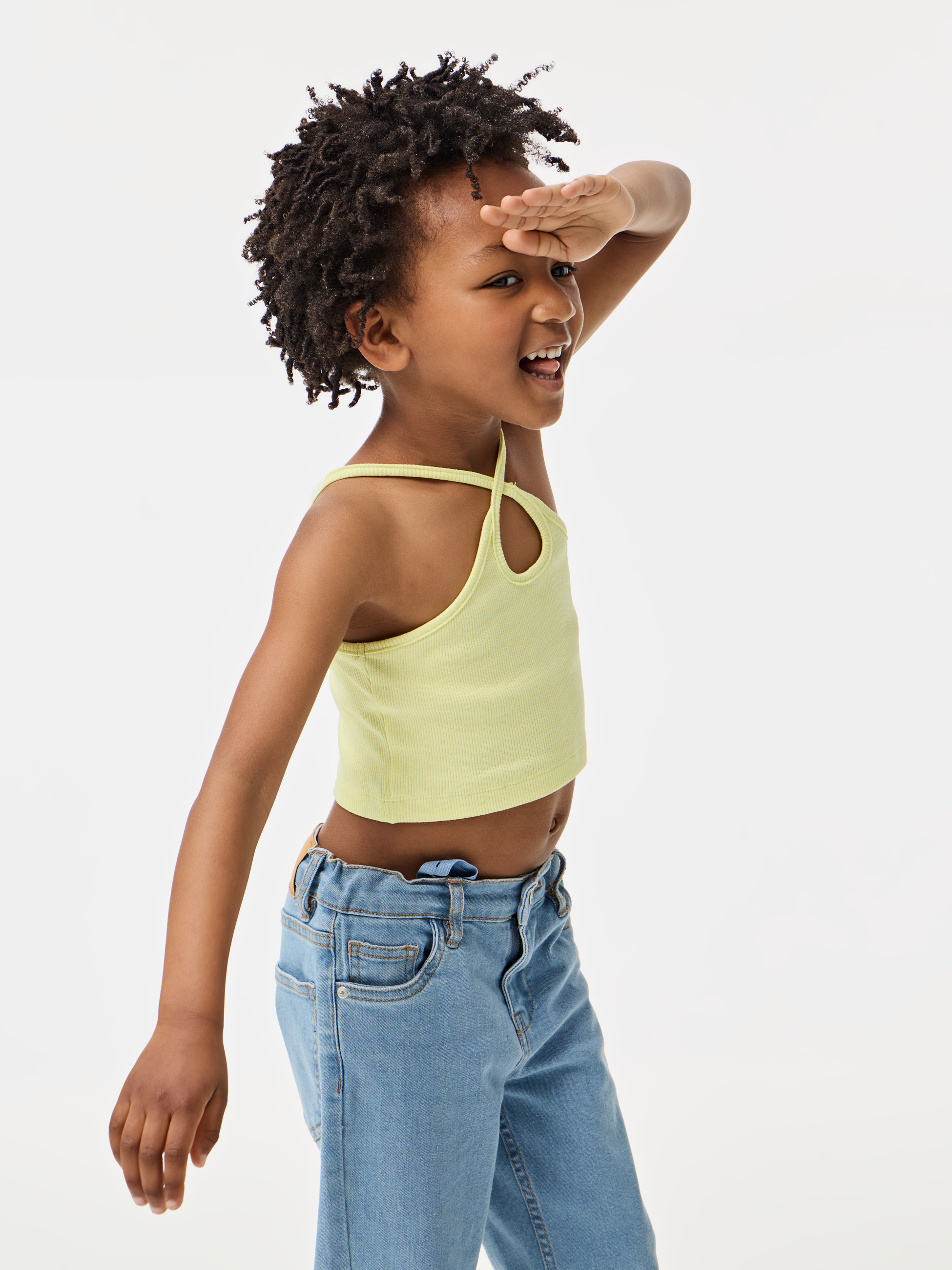 Top com alças cruzadas