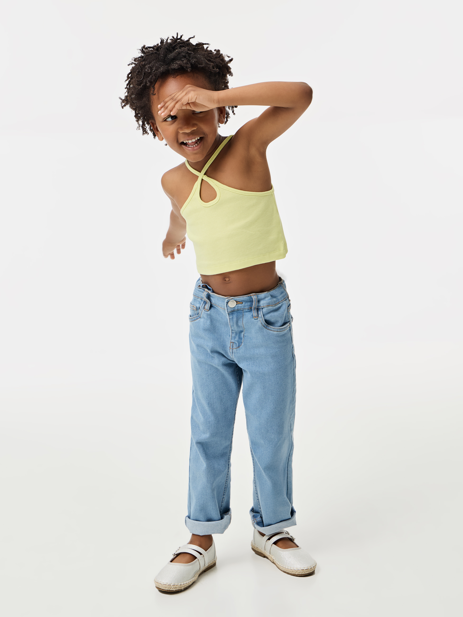 Top com alças cruzadas