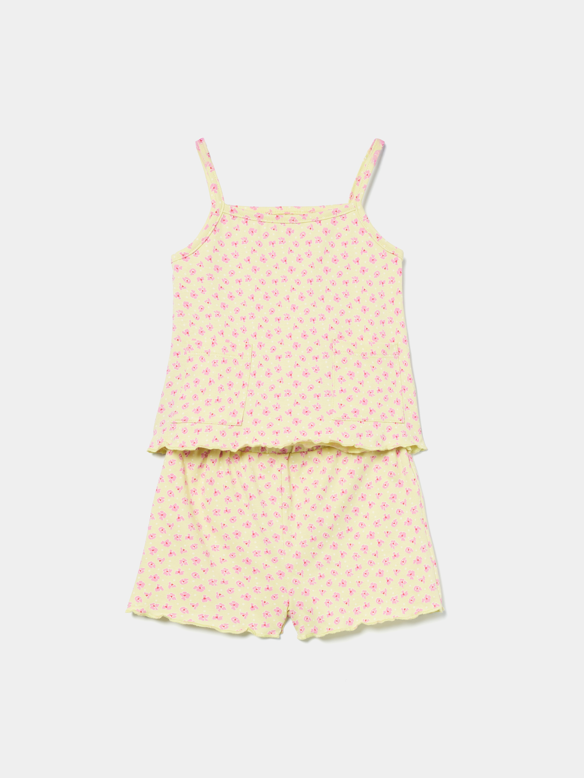 Conjunto estampado floral