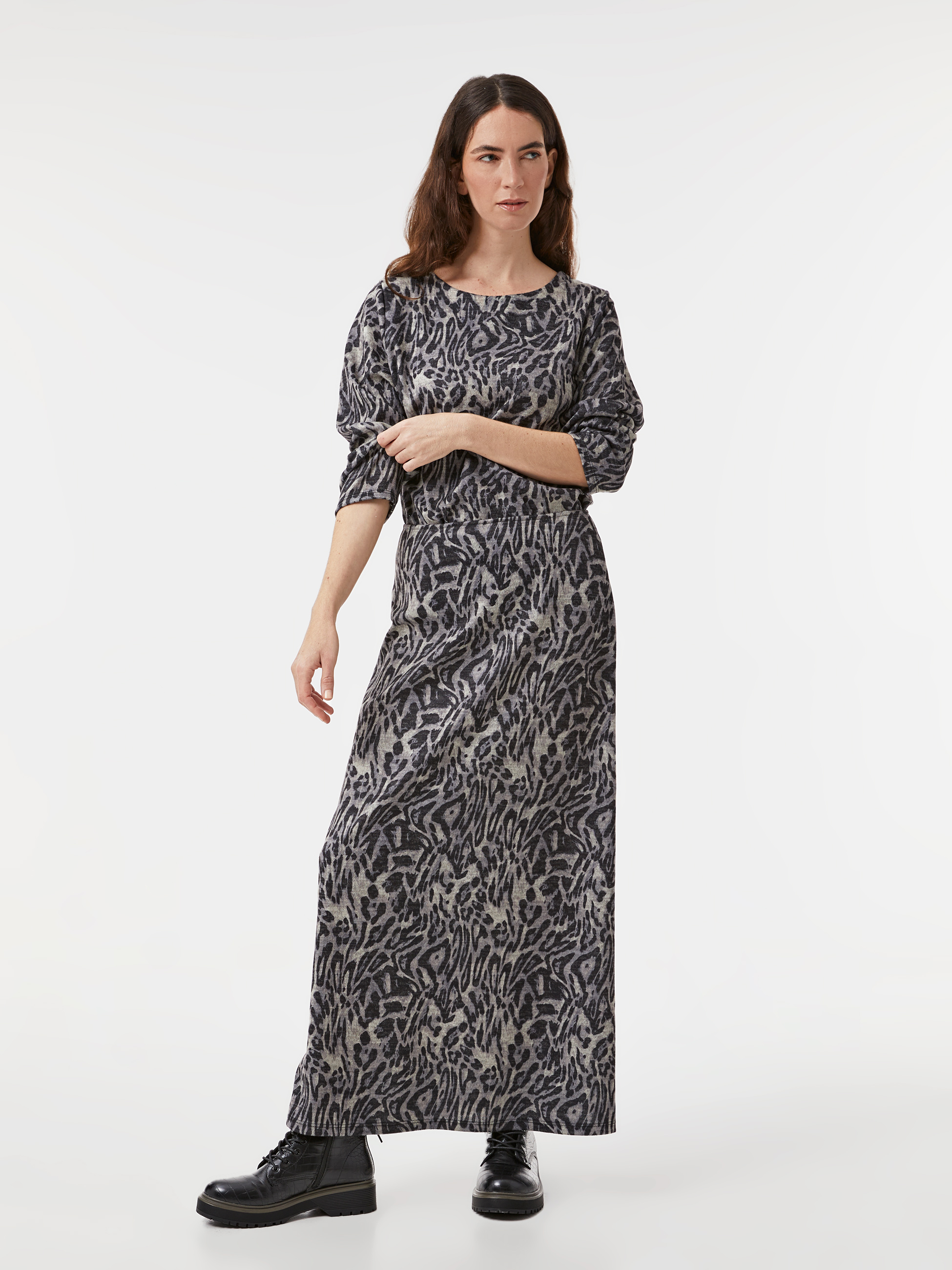 Saia estampado animal