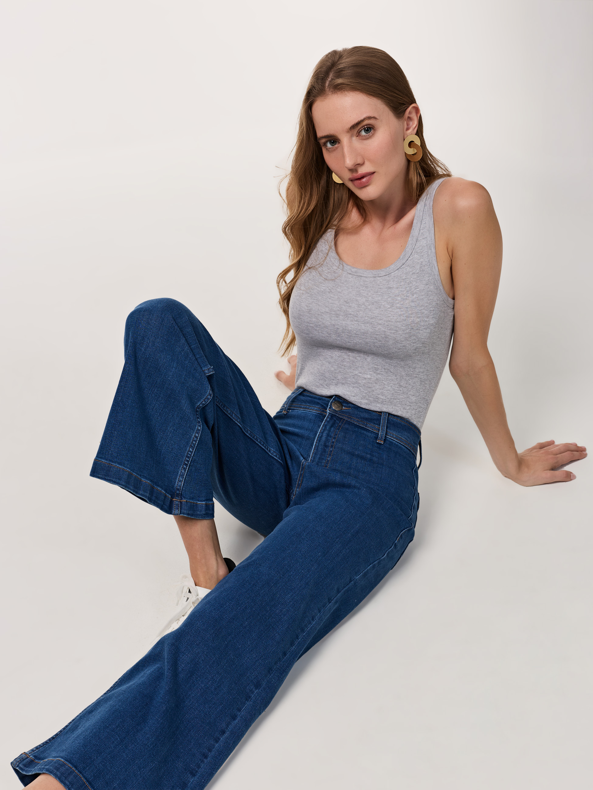 Calças de ganga marine