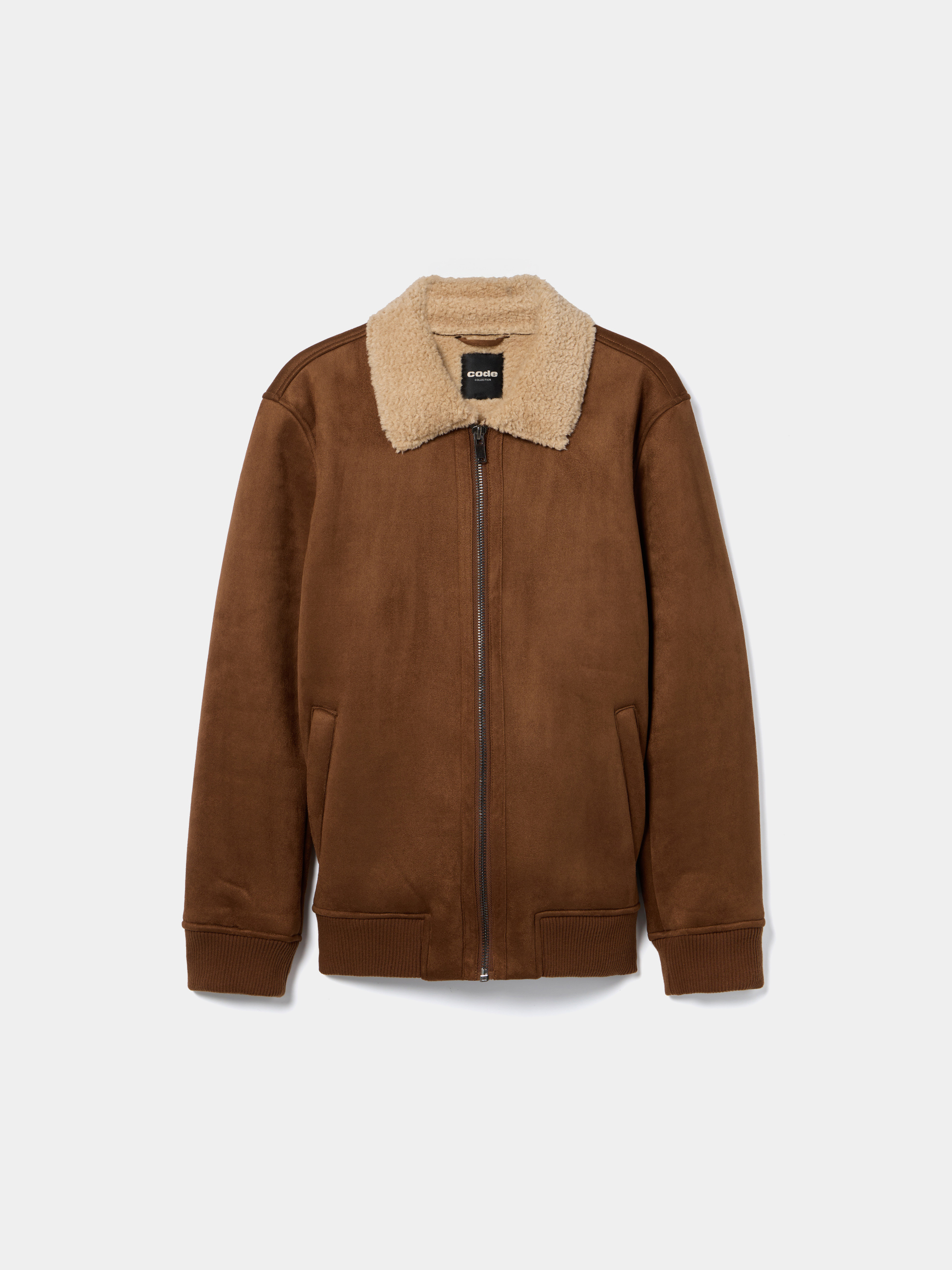 Bomber com gola de pelo