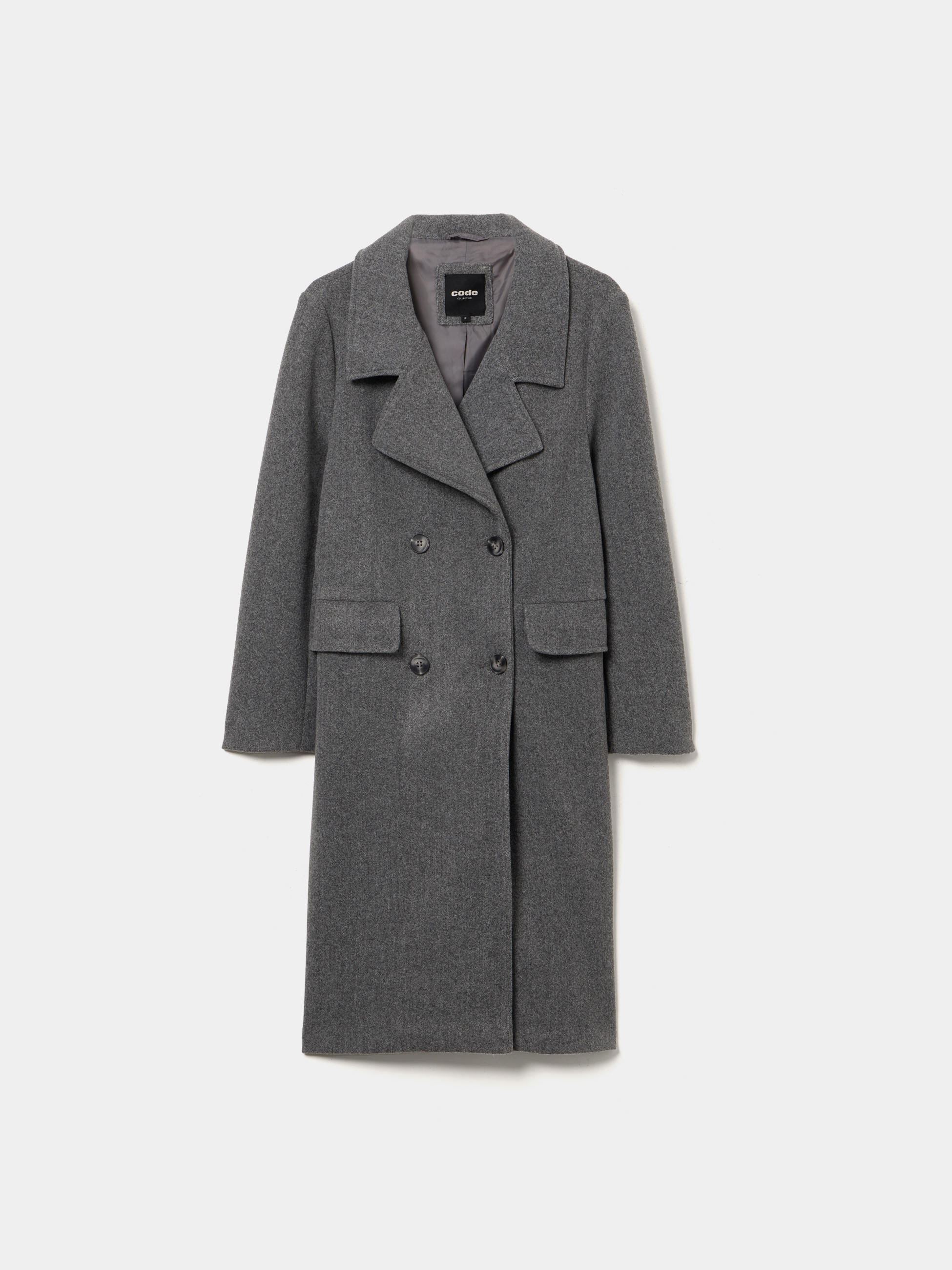 Casaco comprido clássico