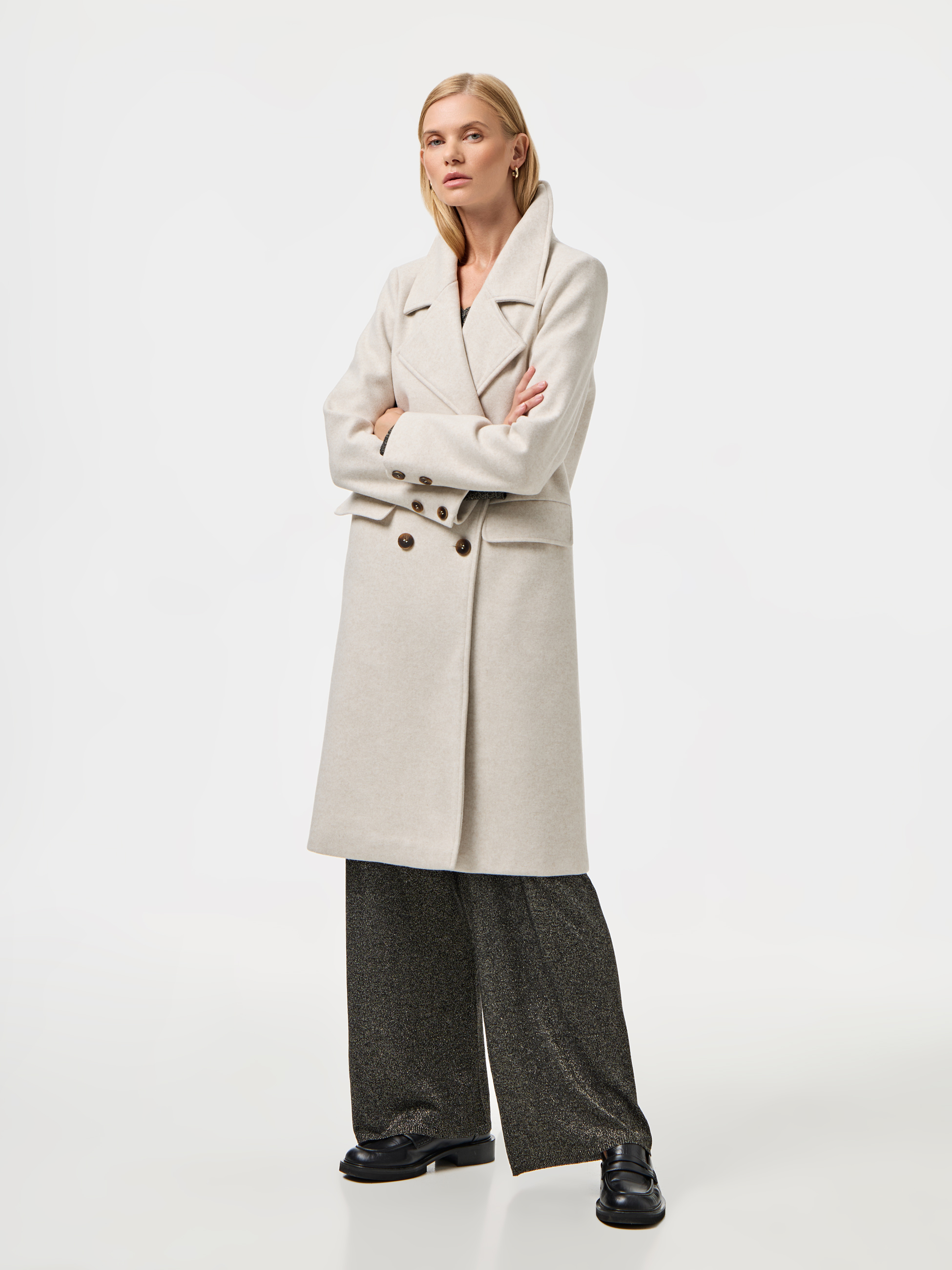 Casaco comprido clássico