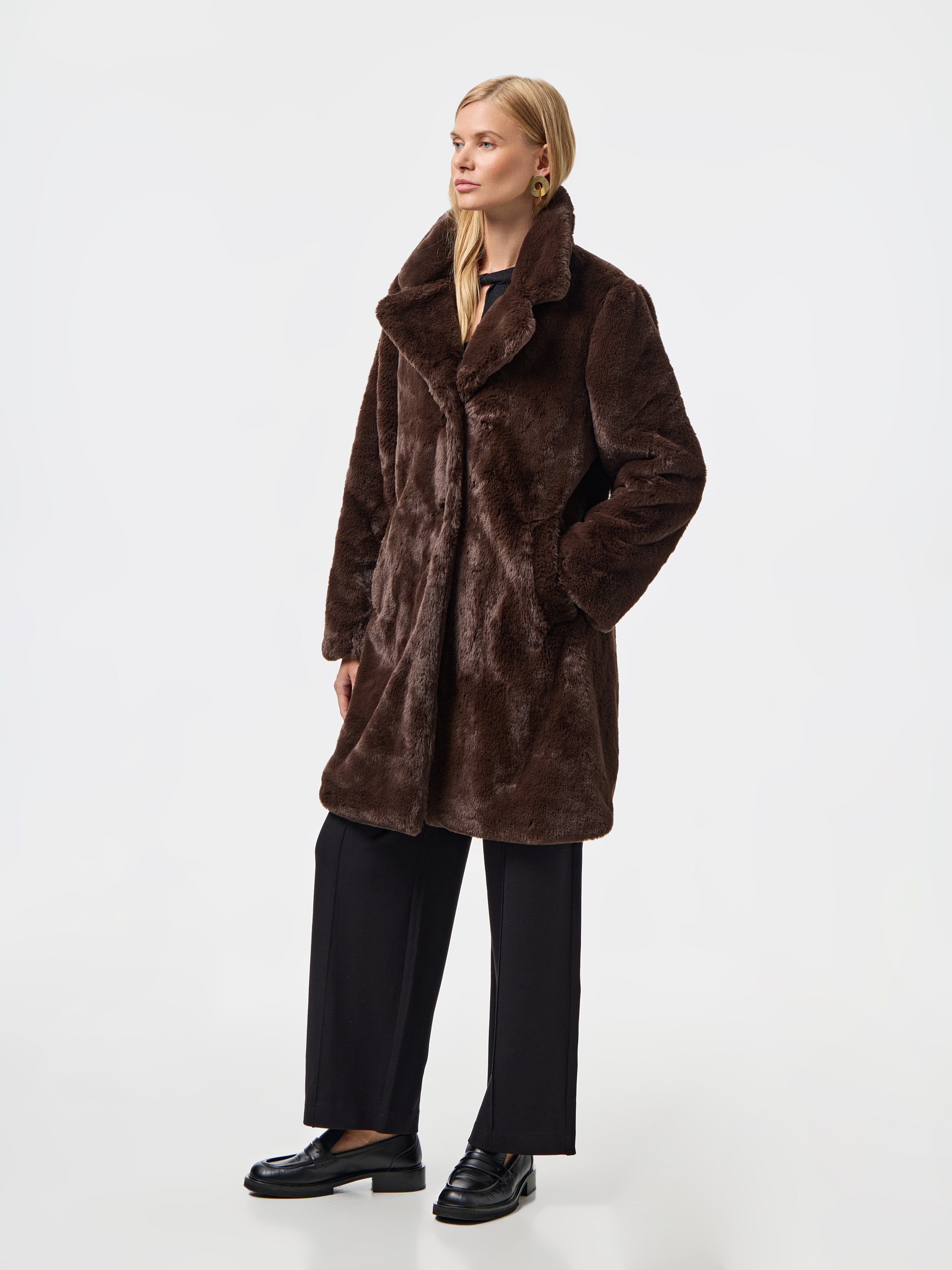 Casaco de pelo sintético