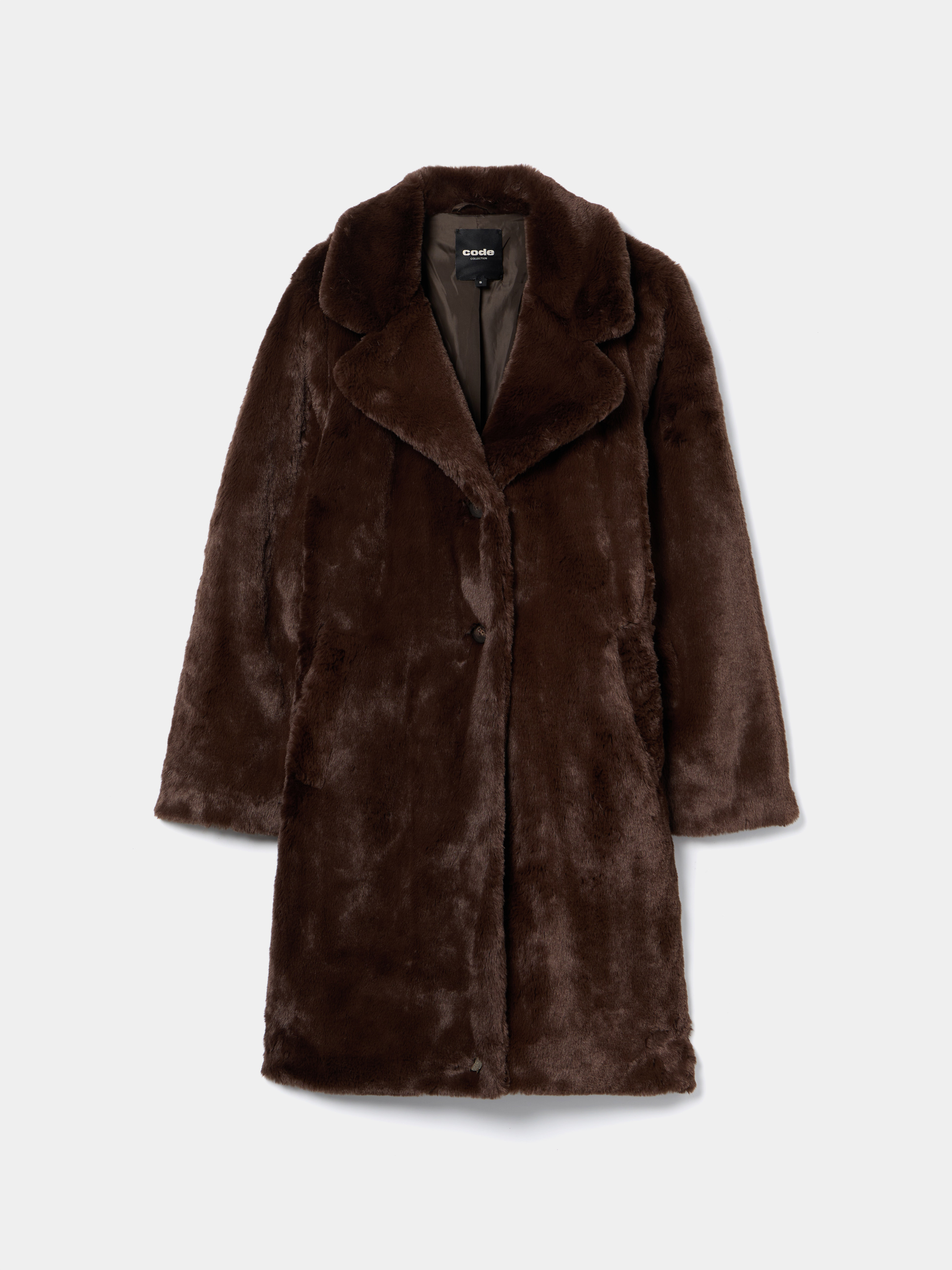 Casaco de pelo sintético