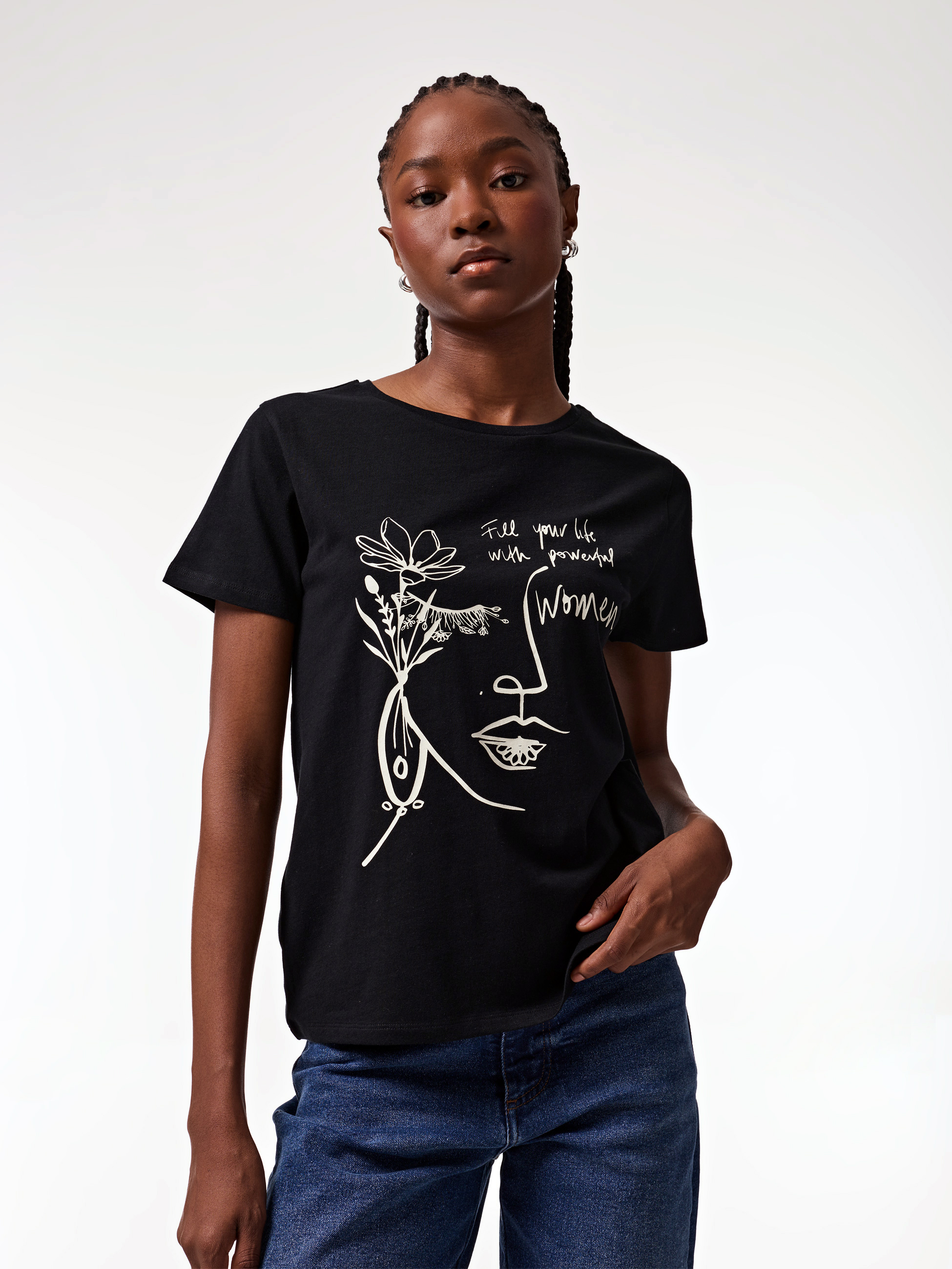 T-shirt com estampado