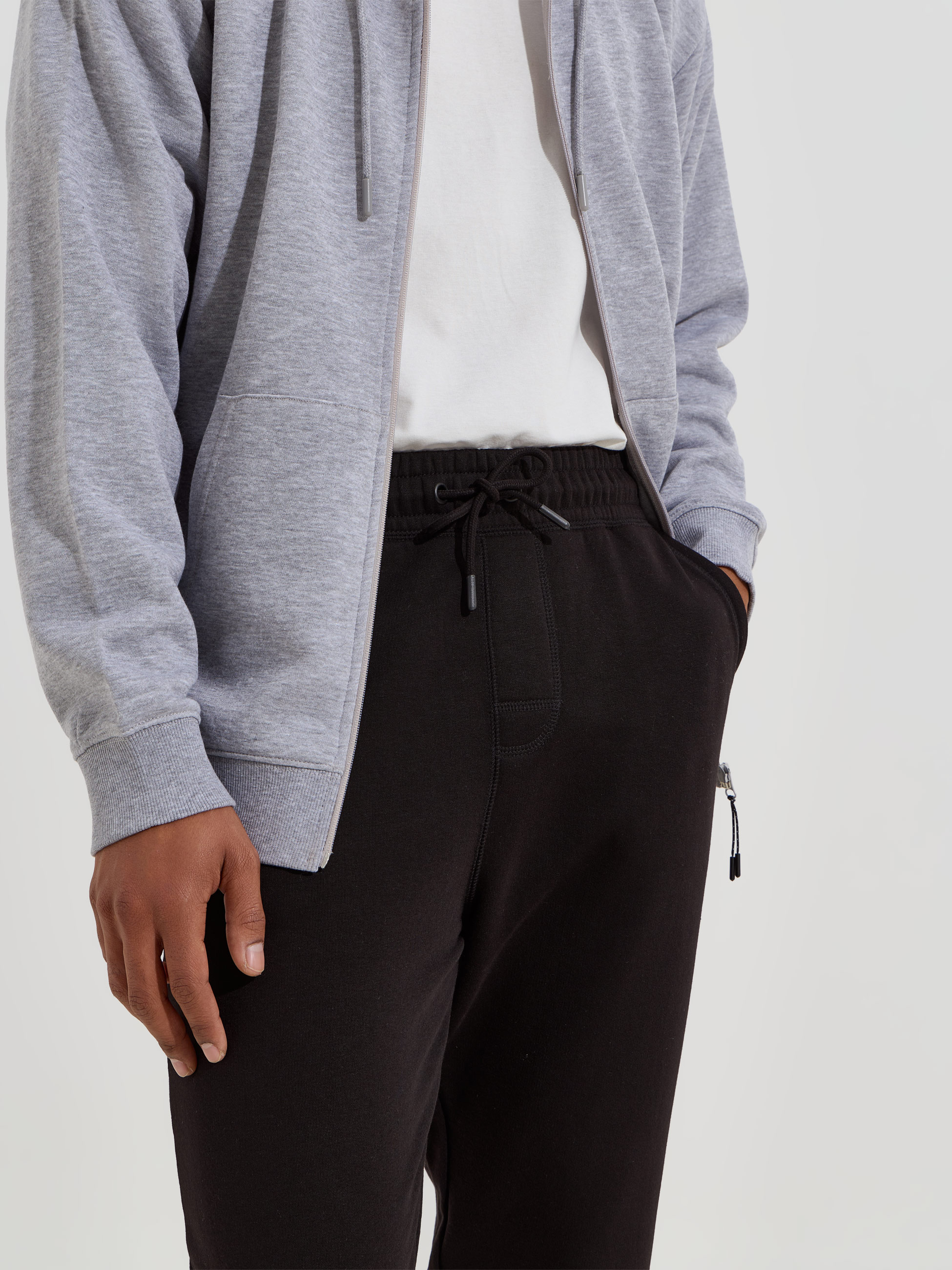 Calças joggers de felpa