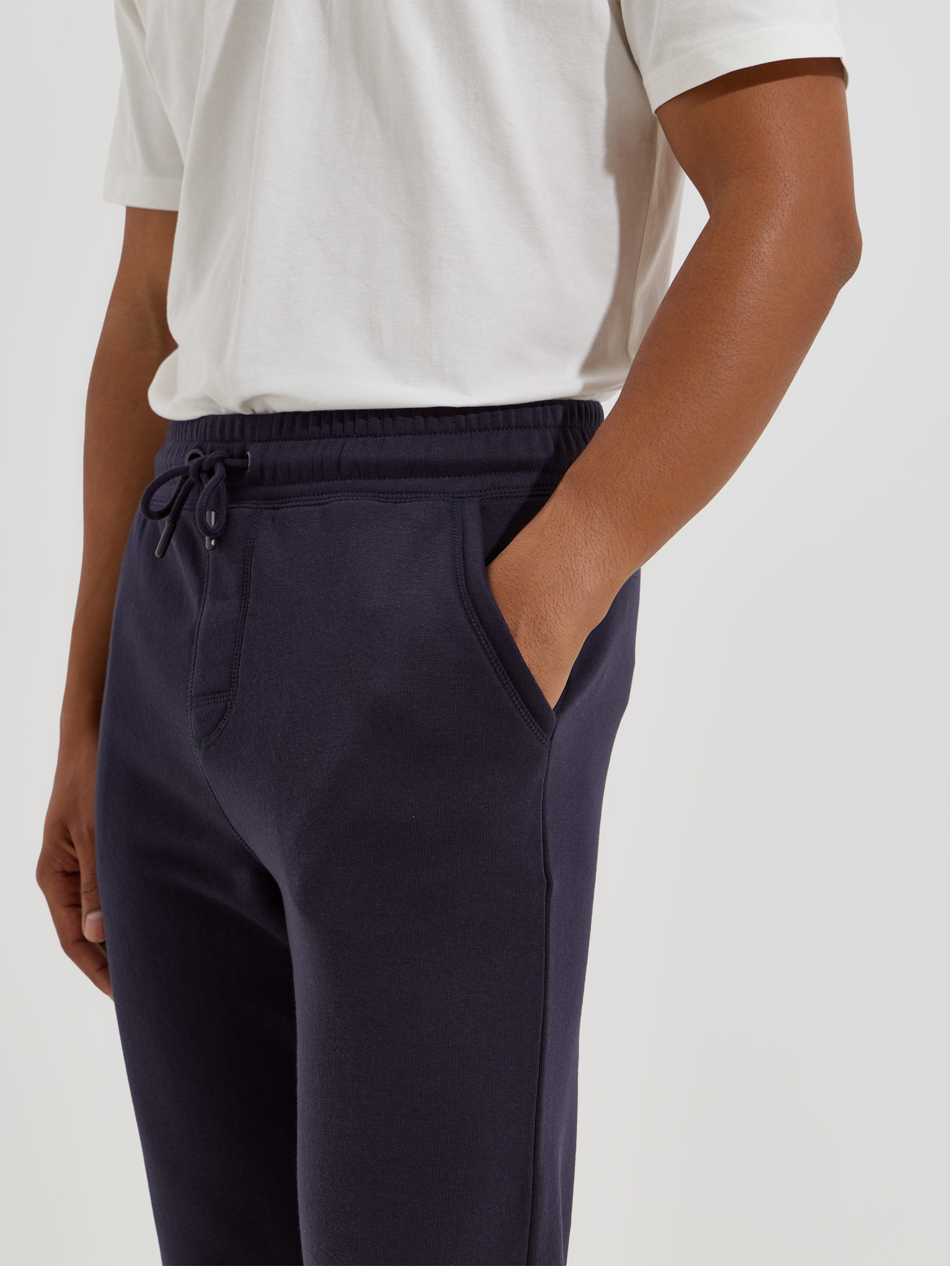 Calças joggers de felpa