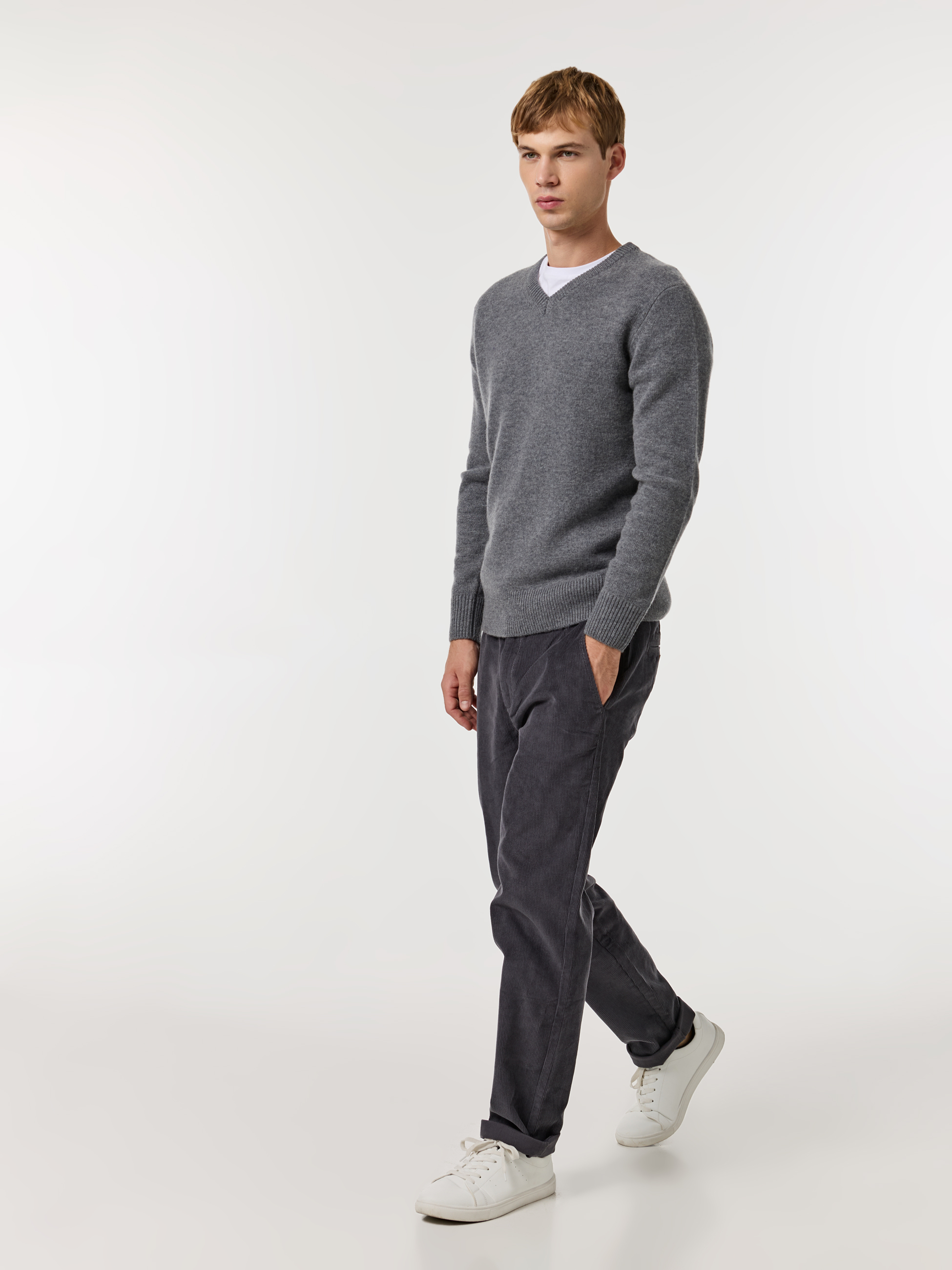 Calças chinos de bombazine