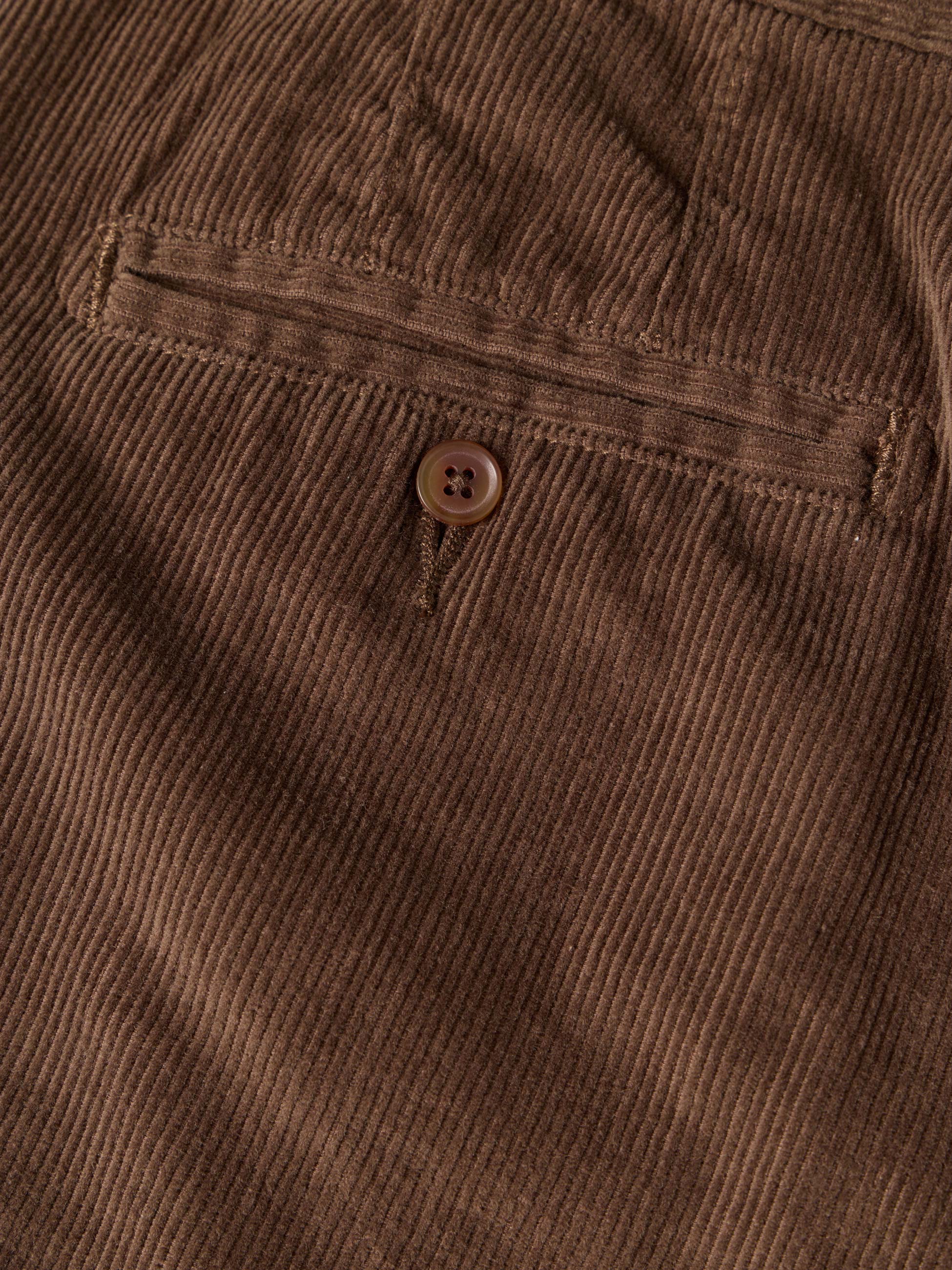 Calças chino de bombazine