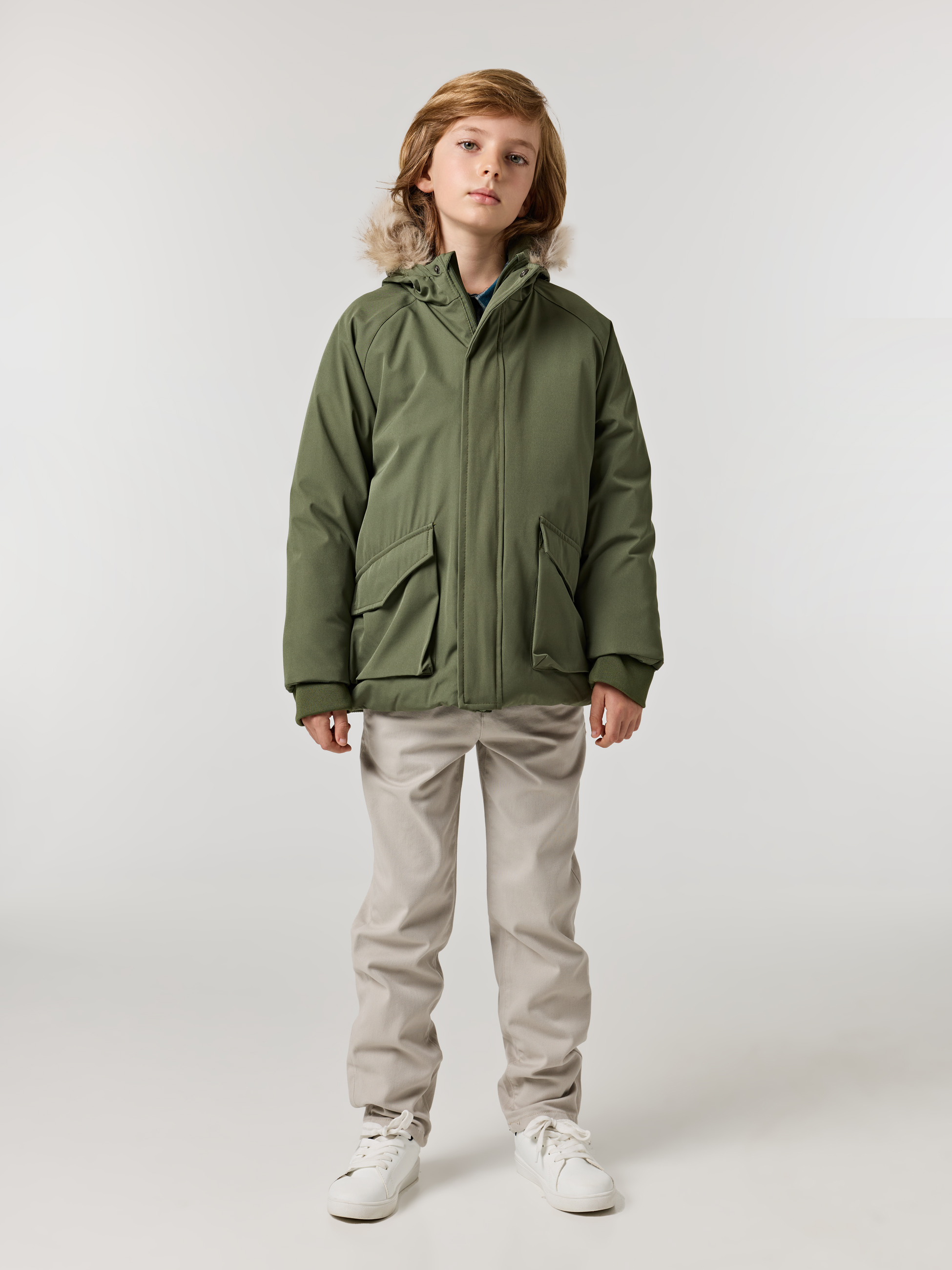 Casaco com carapuço