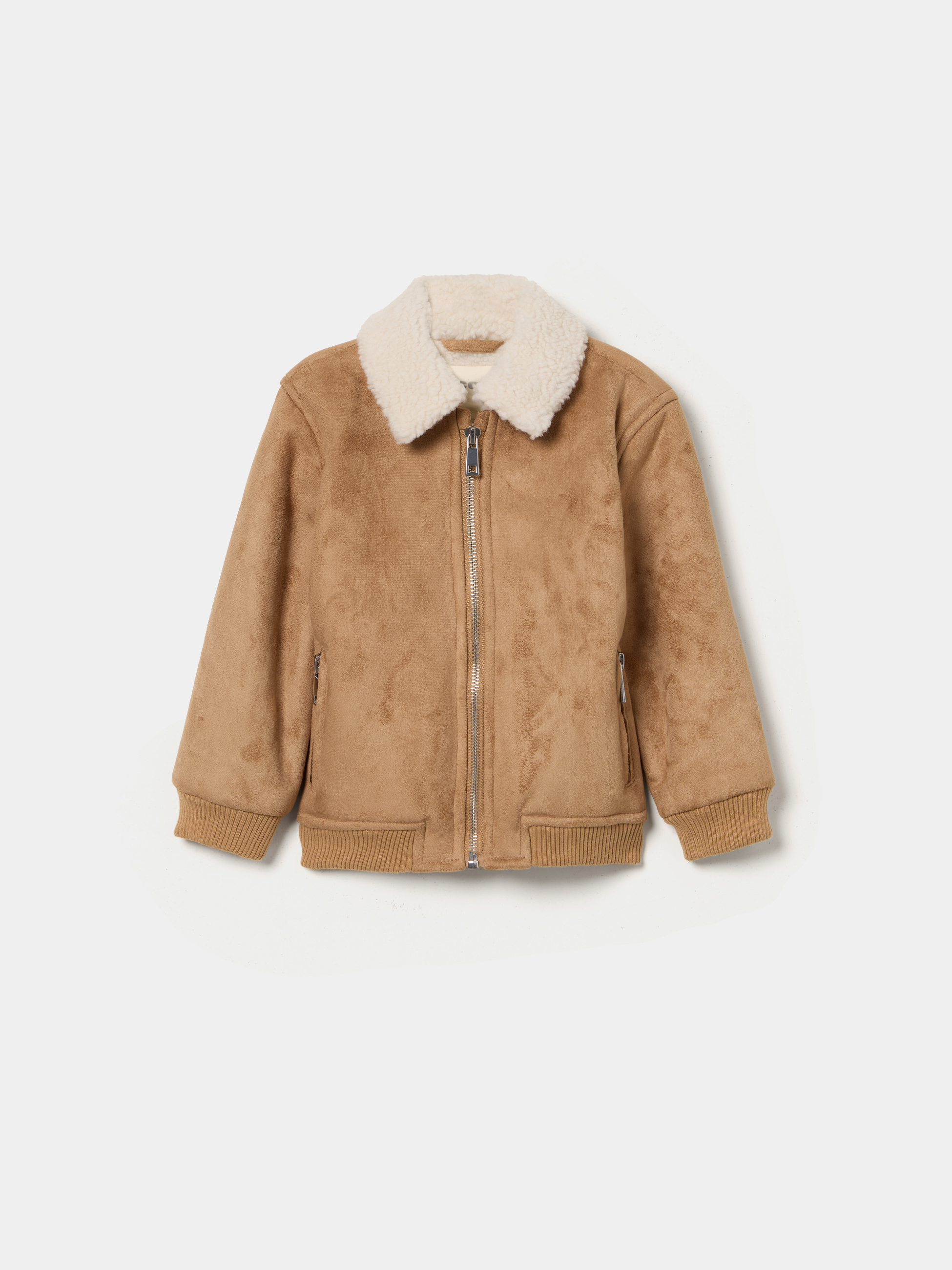 Bomber com gola de pelo