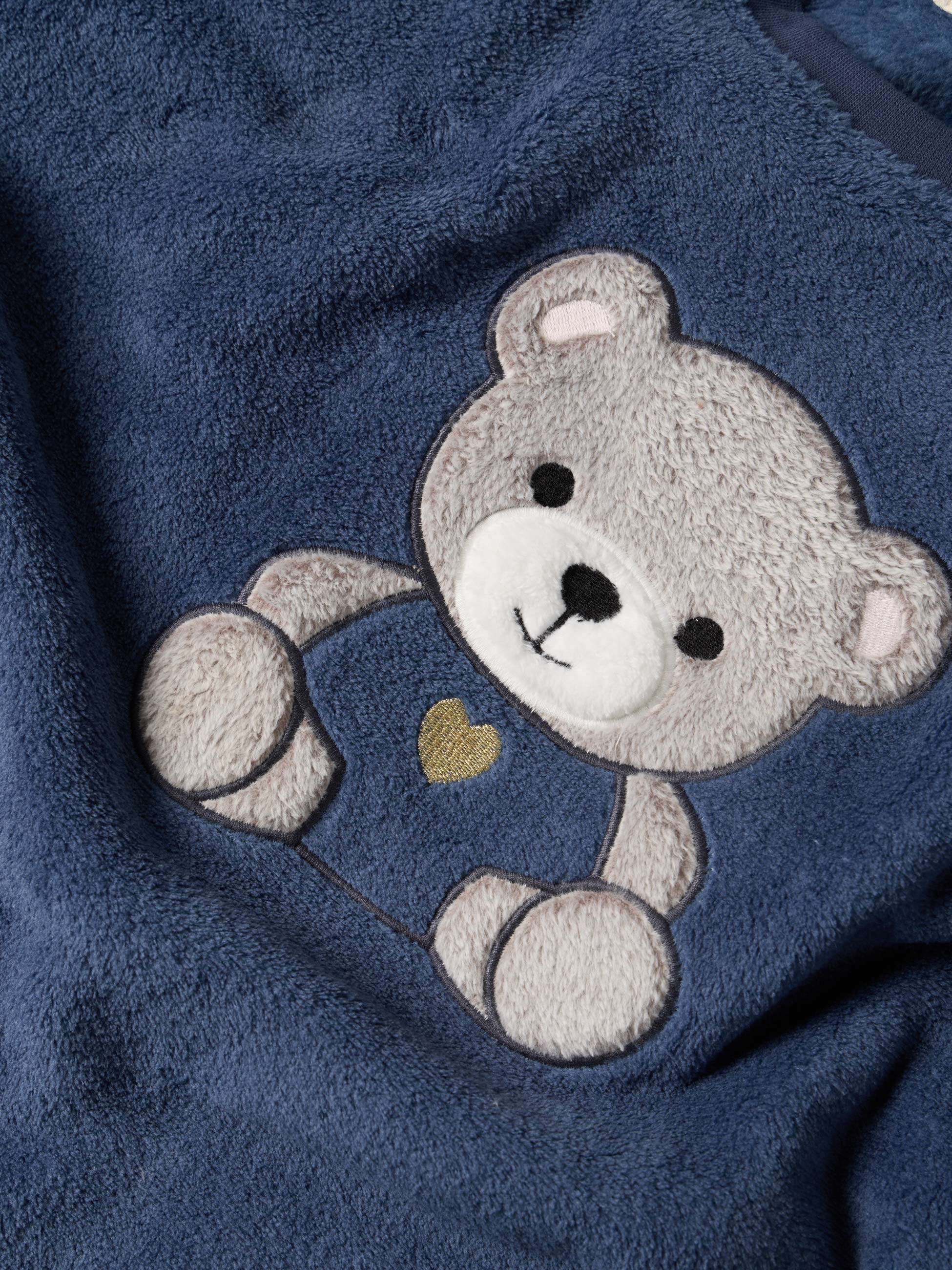 Pijama polar estampado