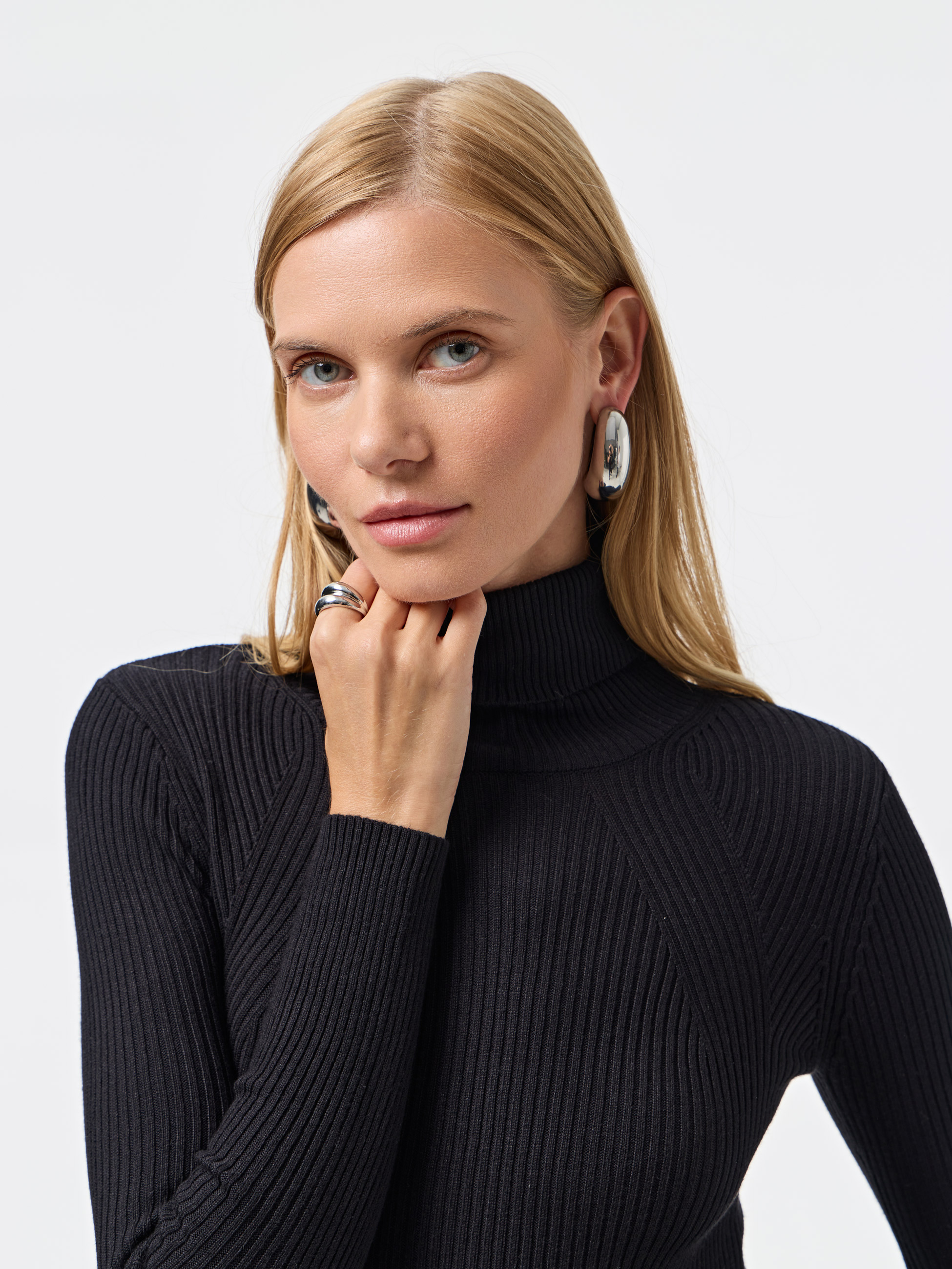 Camisola de gola alta