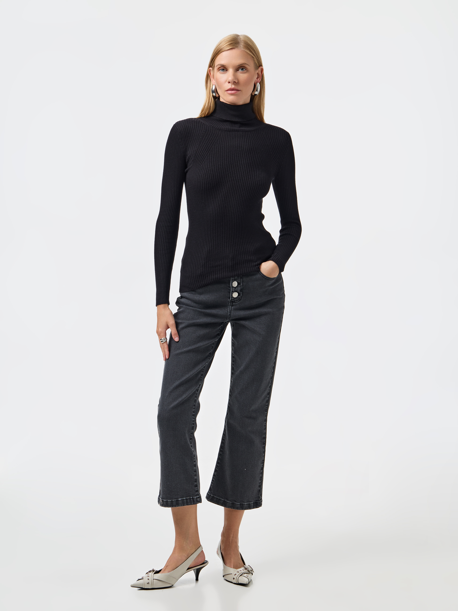 Camisola de gola alta