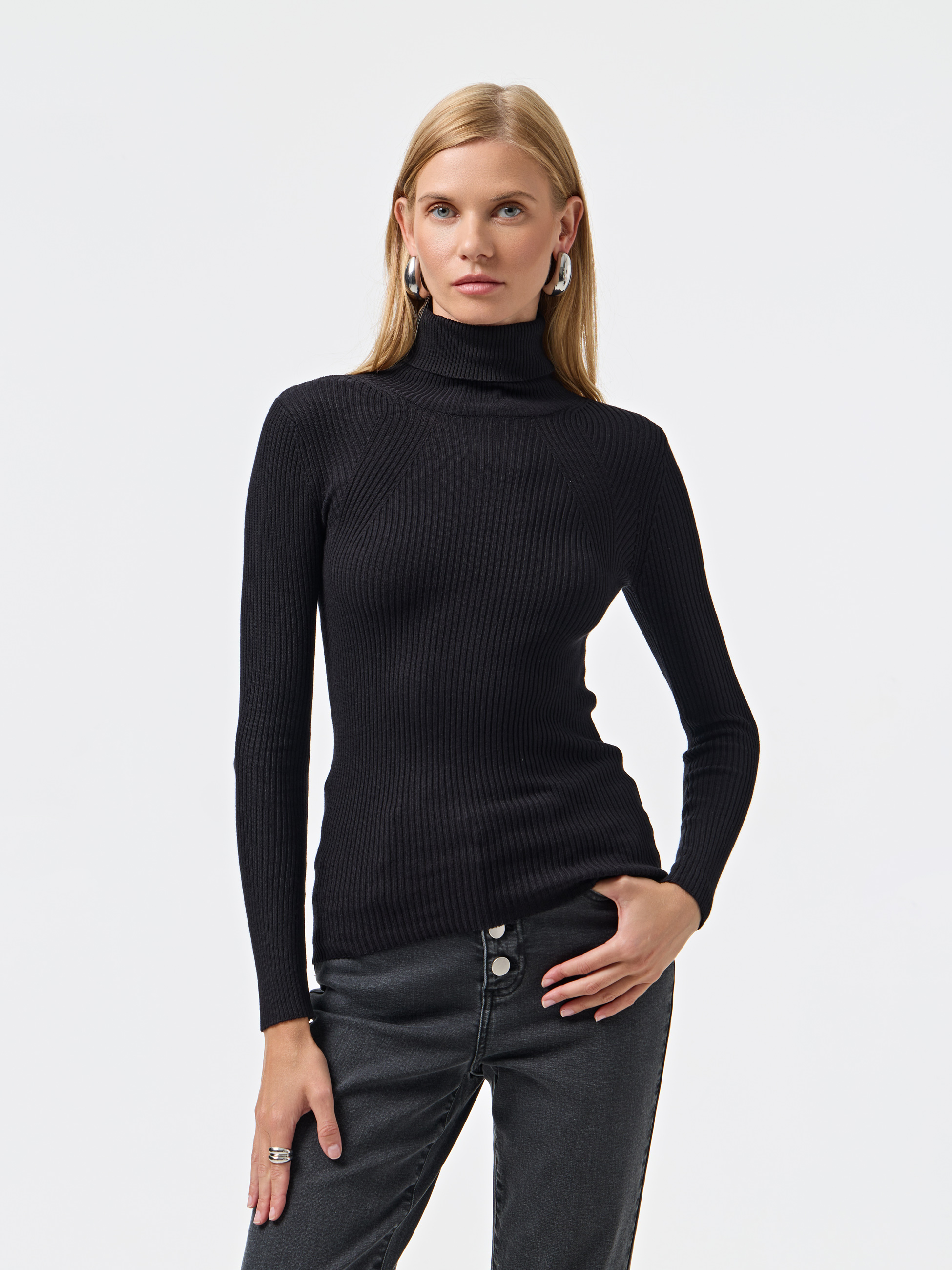 Camisola de gola alta