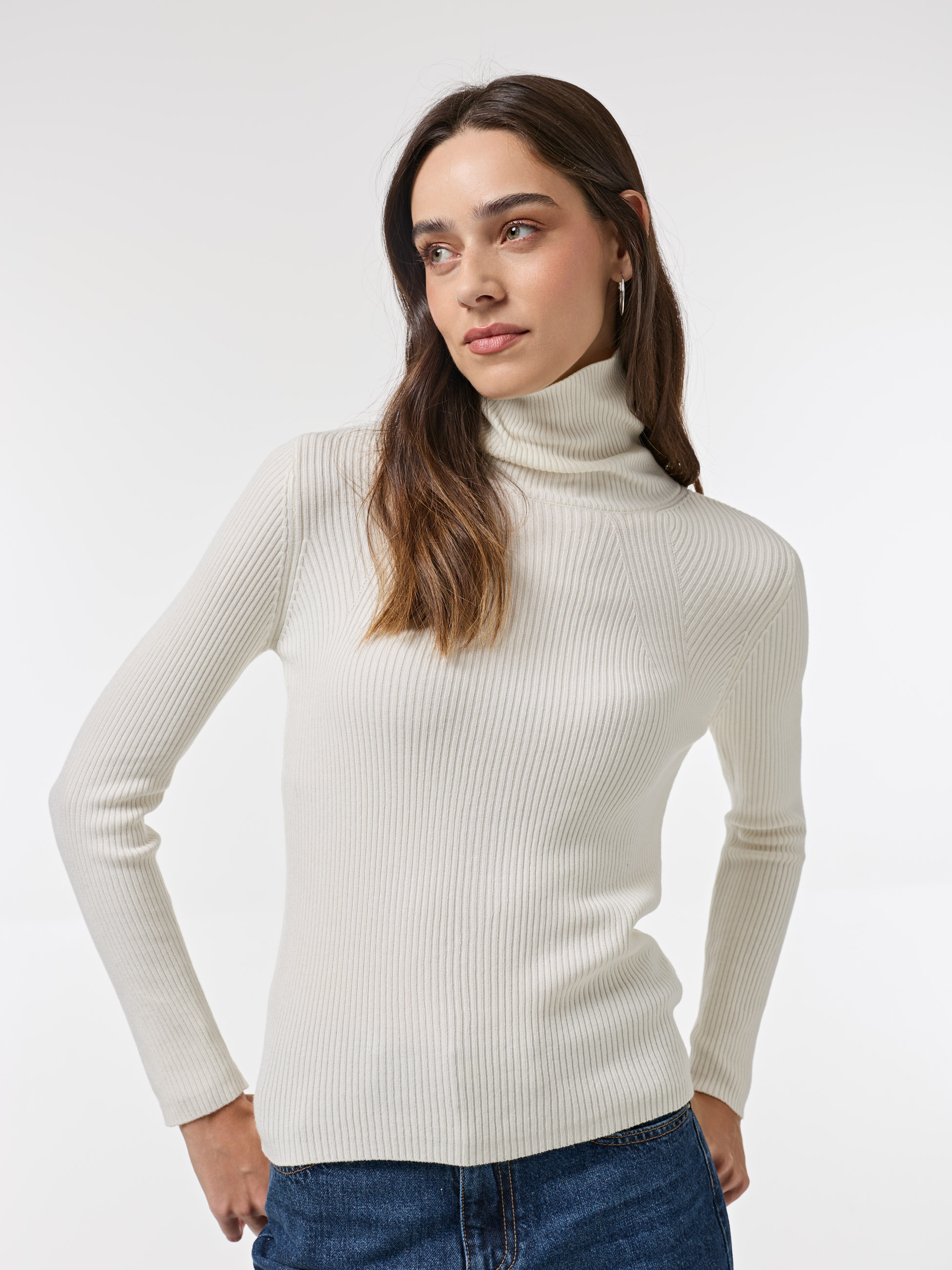 Camisola de gola alta