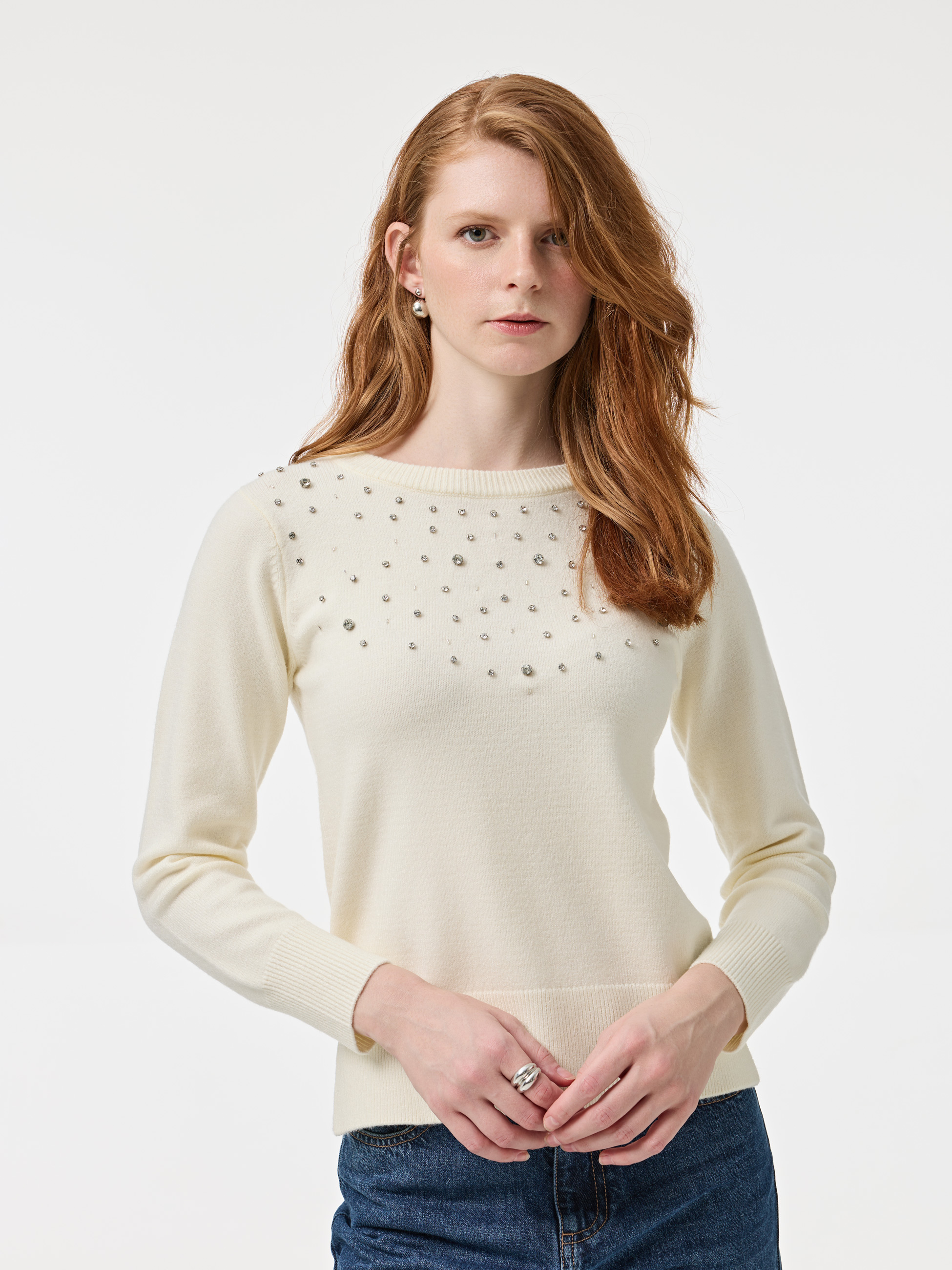 Camisola com brilhantes