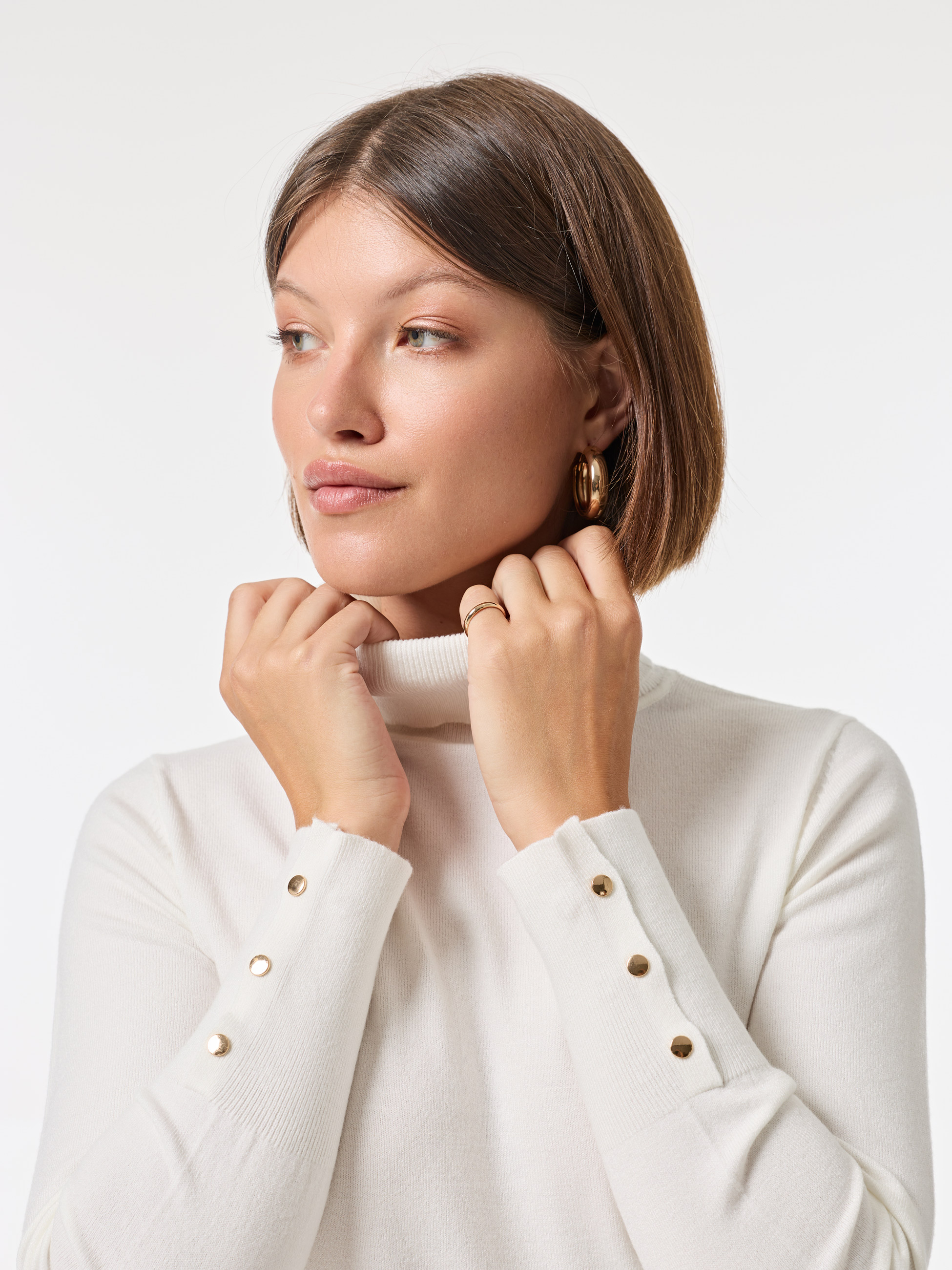 Camisola de gola alta