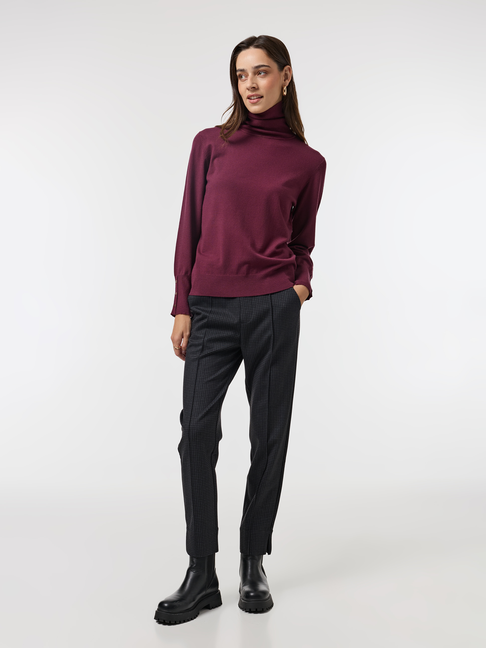 Camisola de gola alta