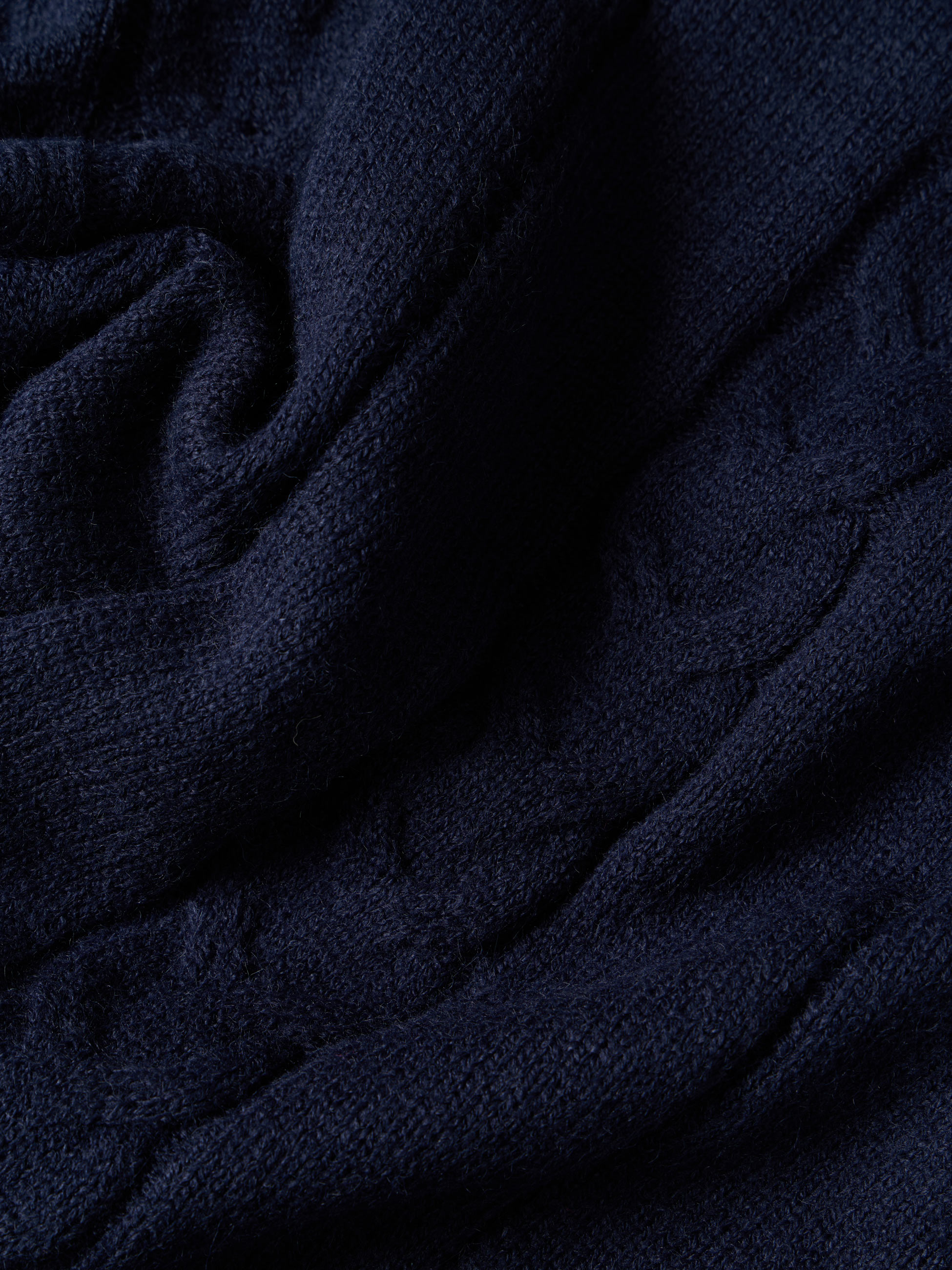 Camisola em malha entrançada