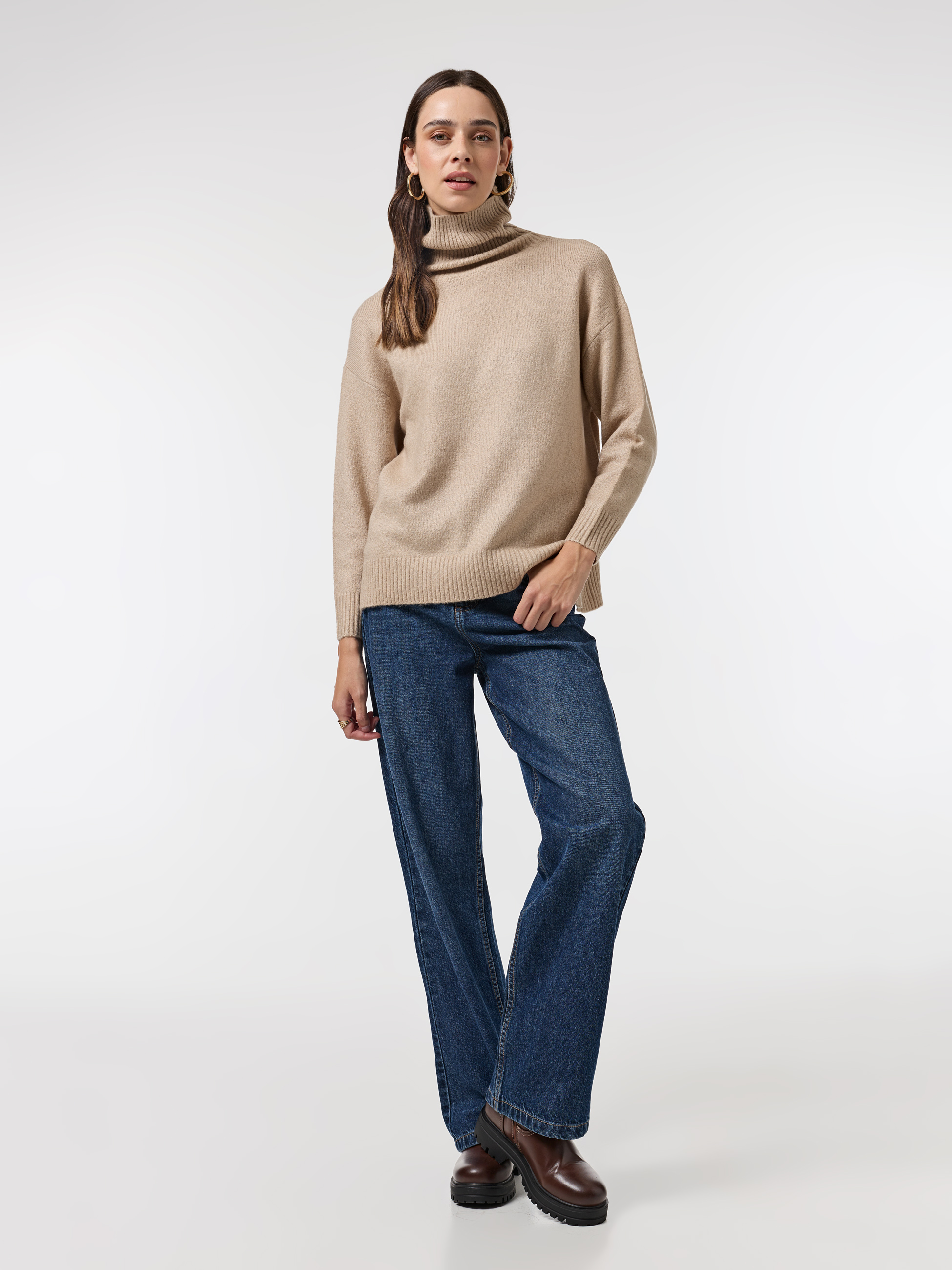 Camisola de gola alta