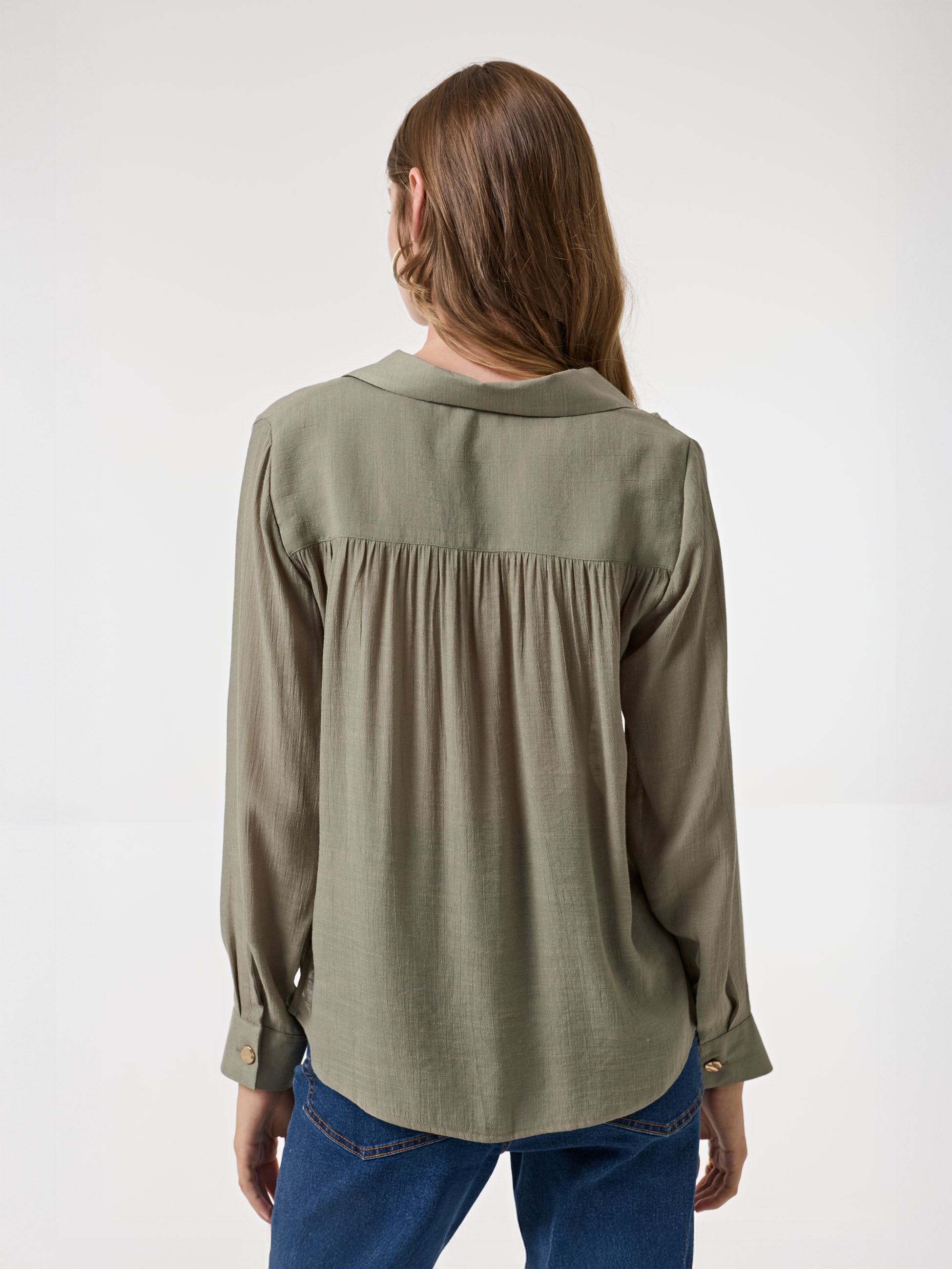 Blusa decote em V