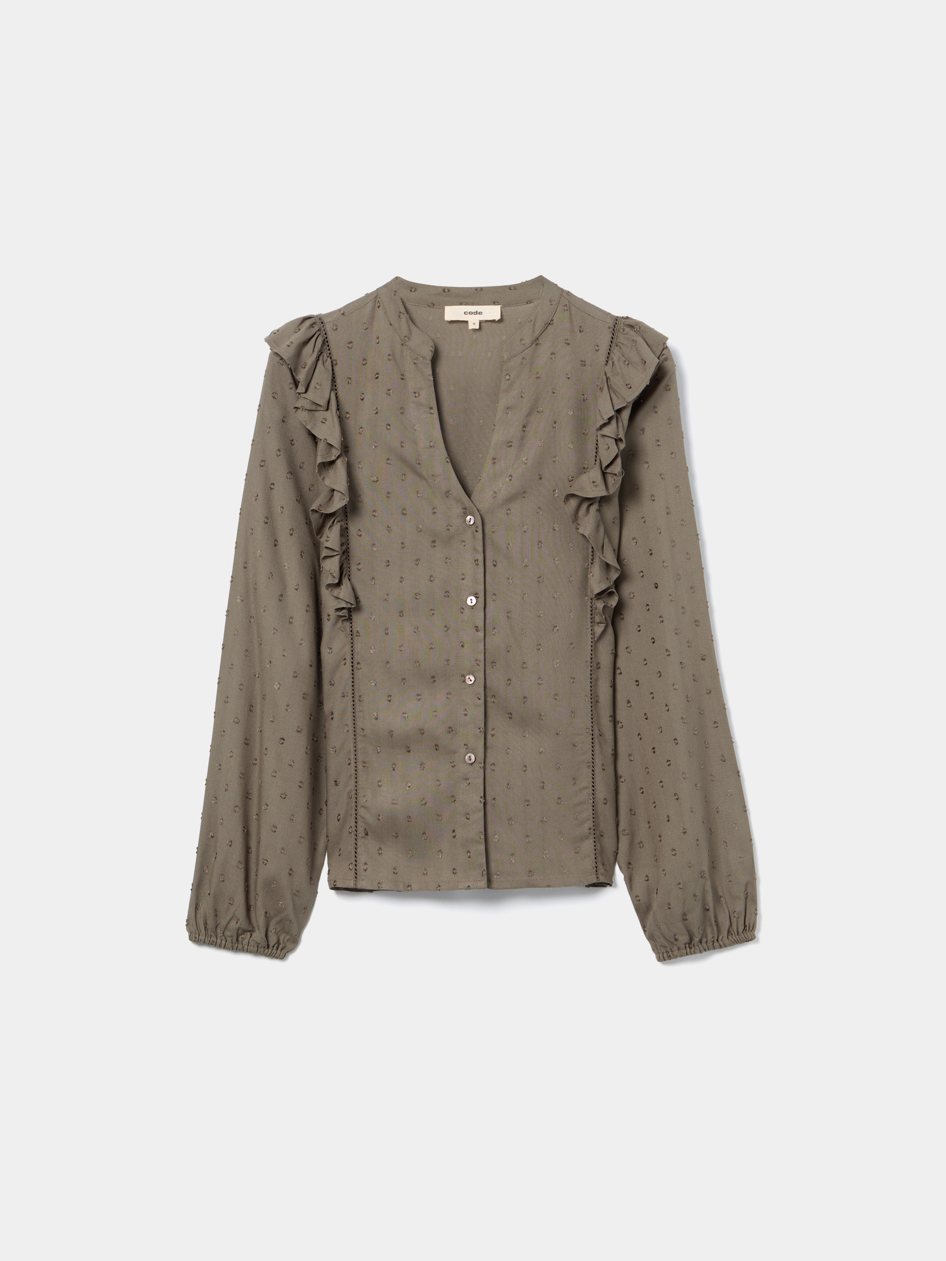 Camisa com folho