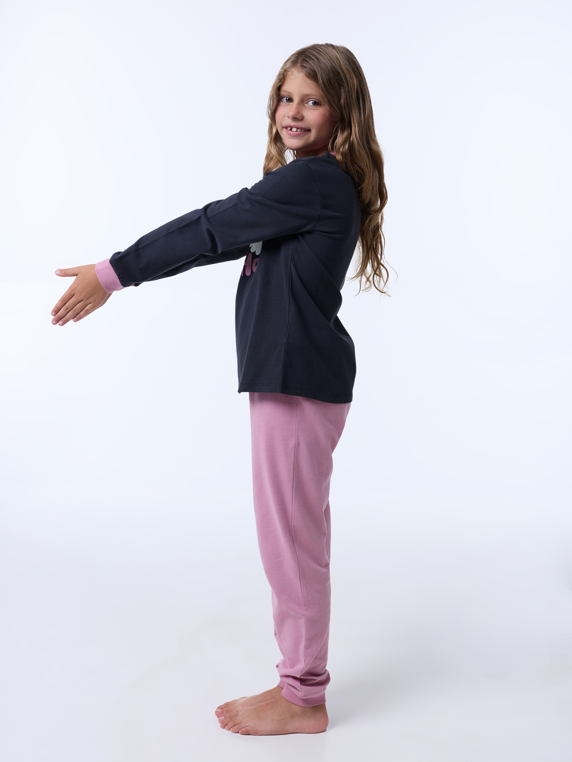 Pijama longo estampado