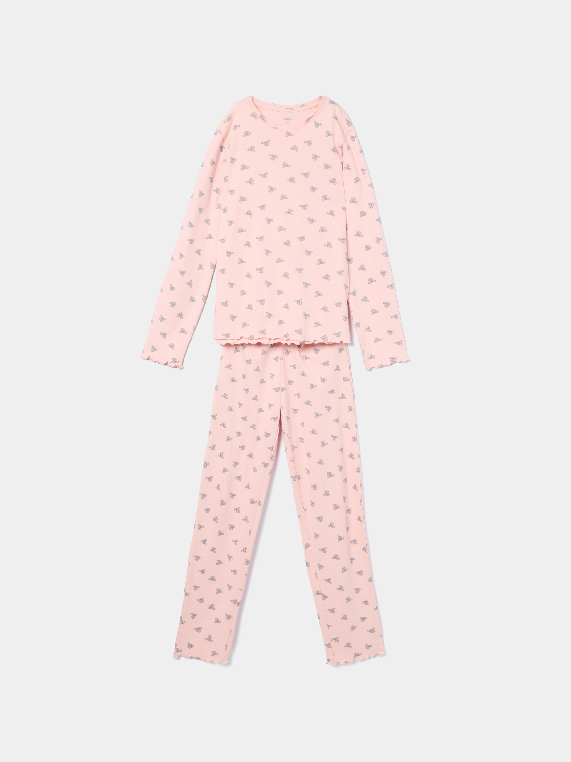 Pijama longo estampado