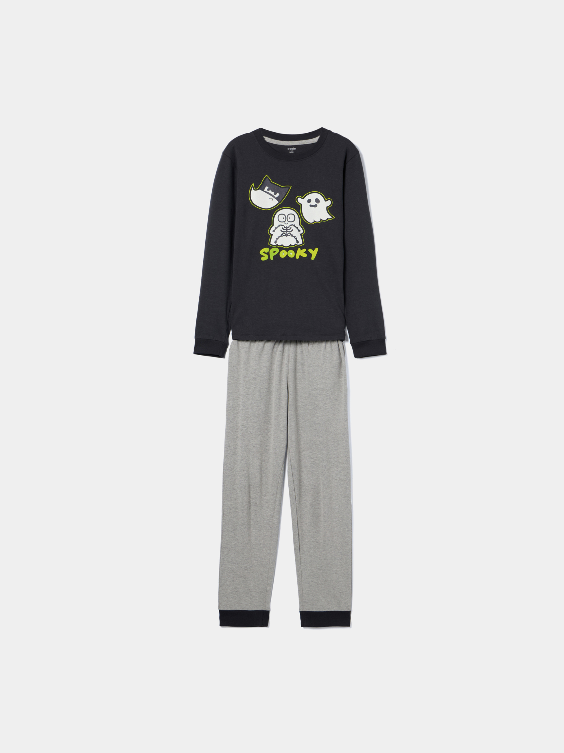 Pijama longo estampado