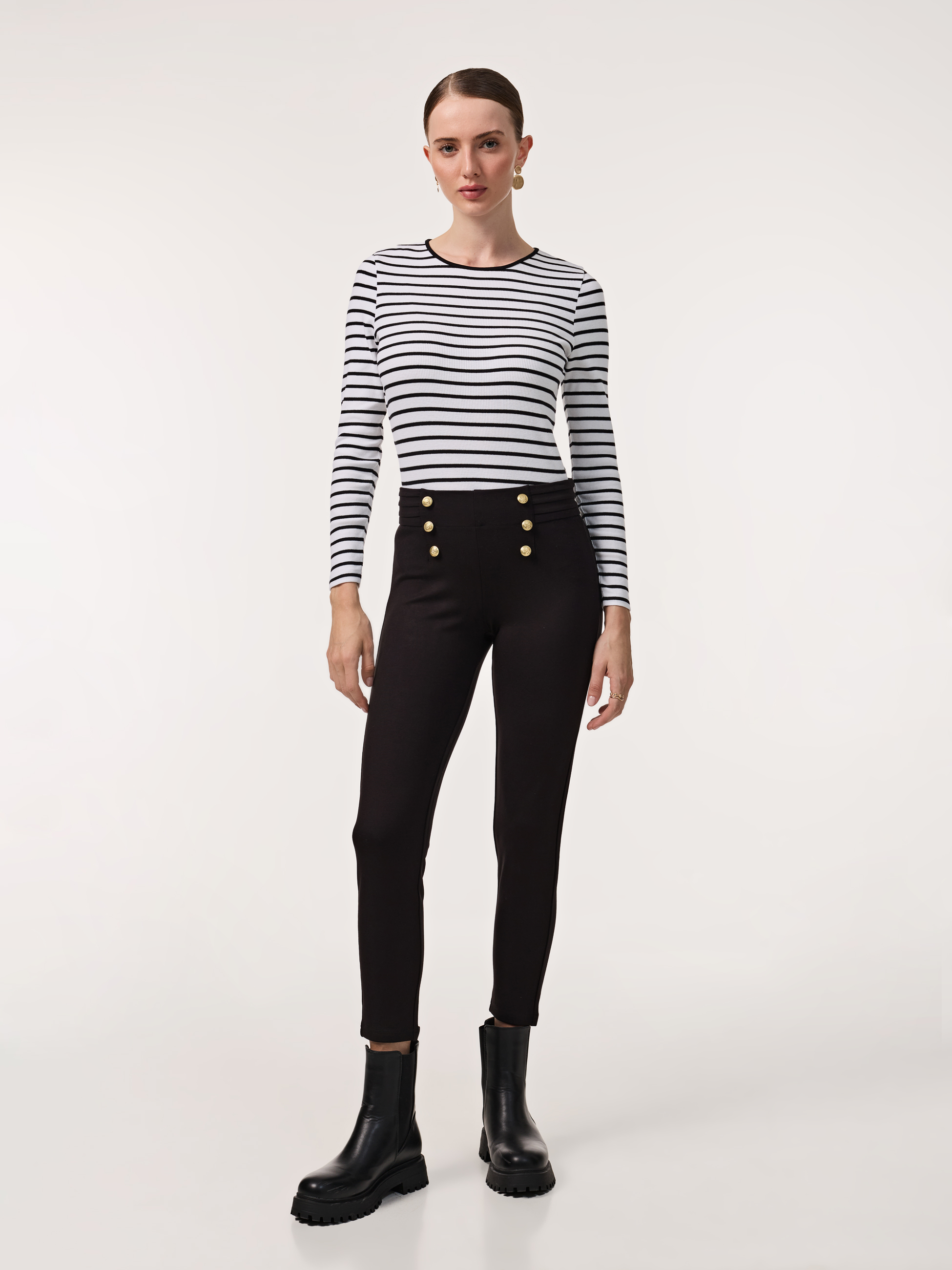 Leggings com botões