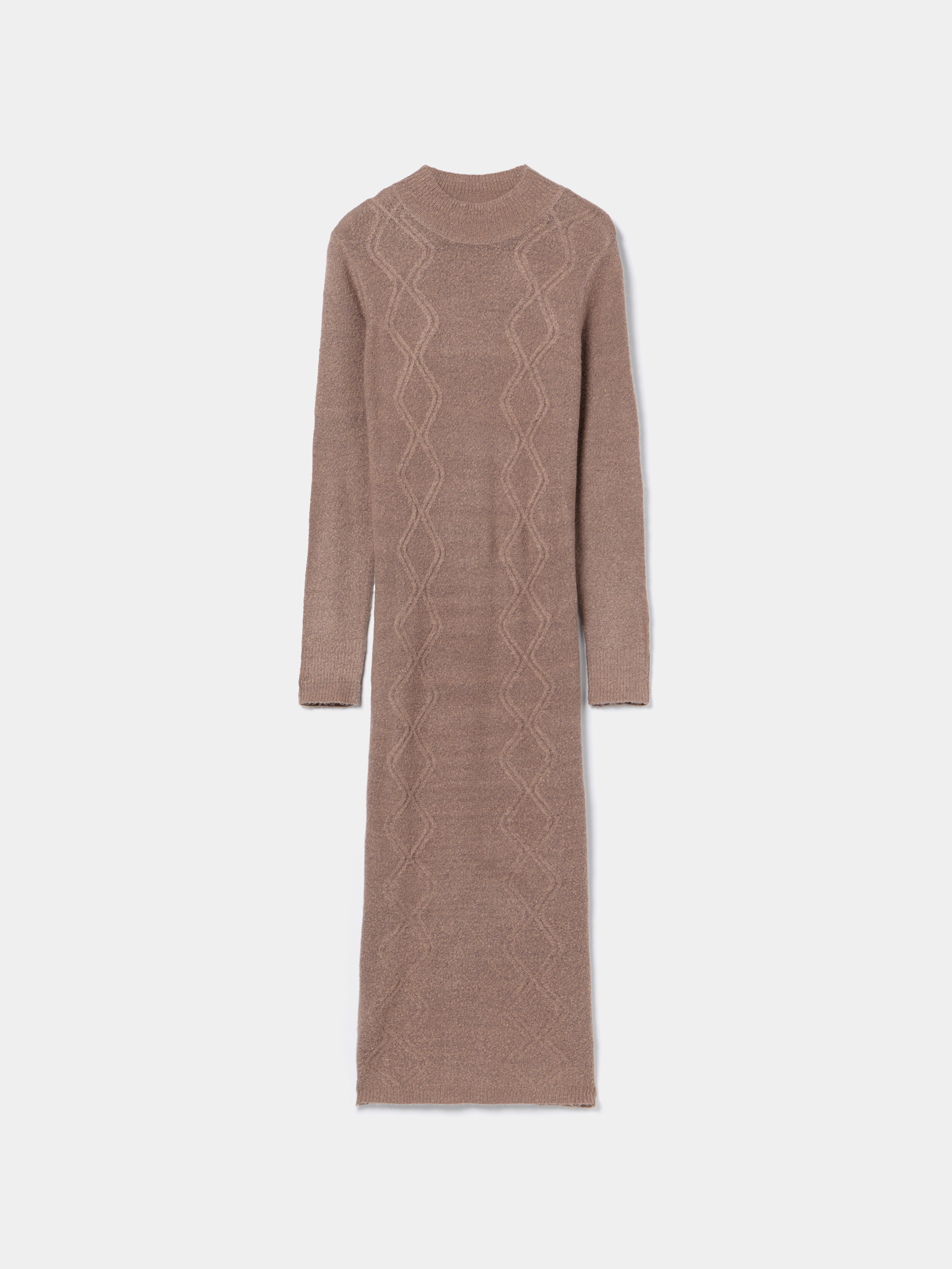 Vestido de malha midi