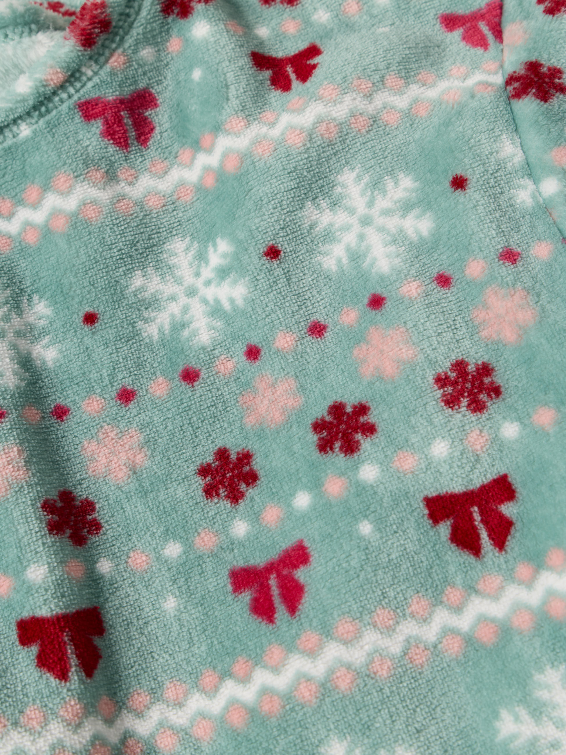 Pijama polar estampado