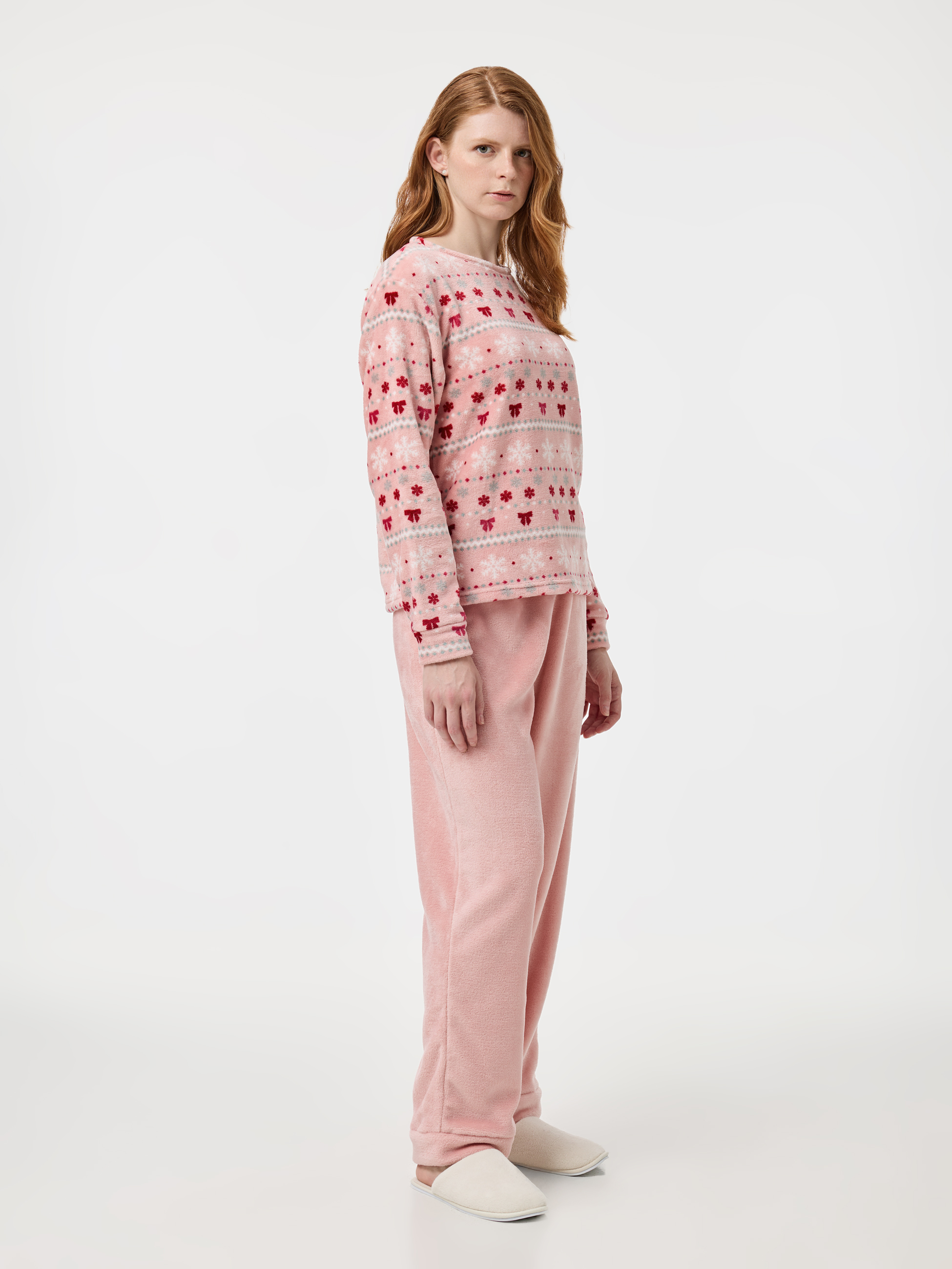 Pijama polar estampado