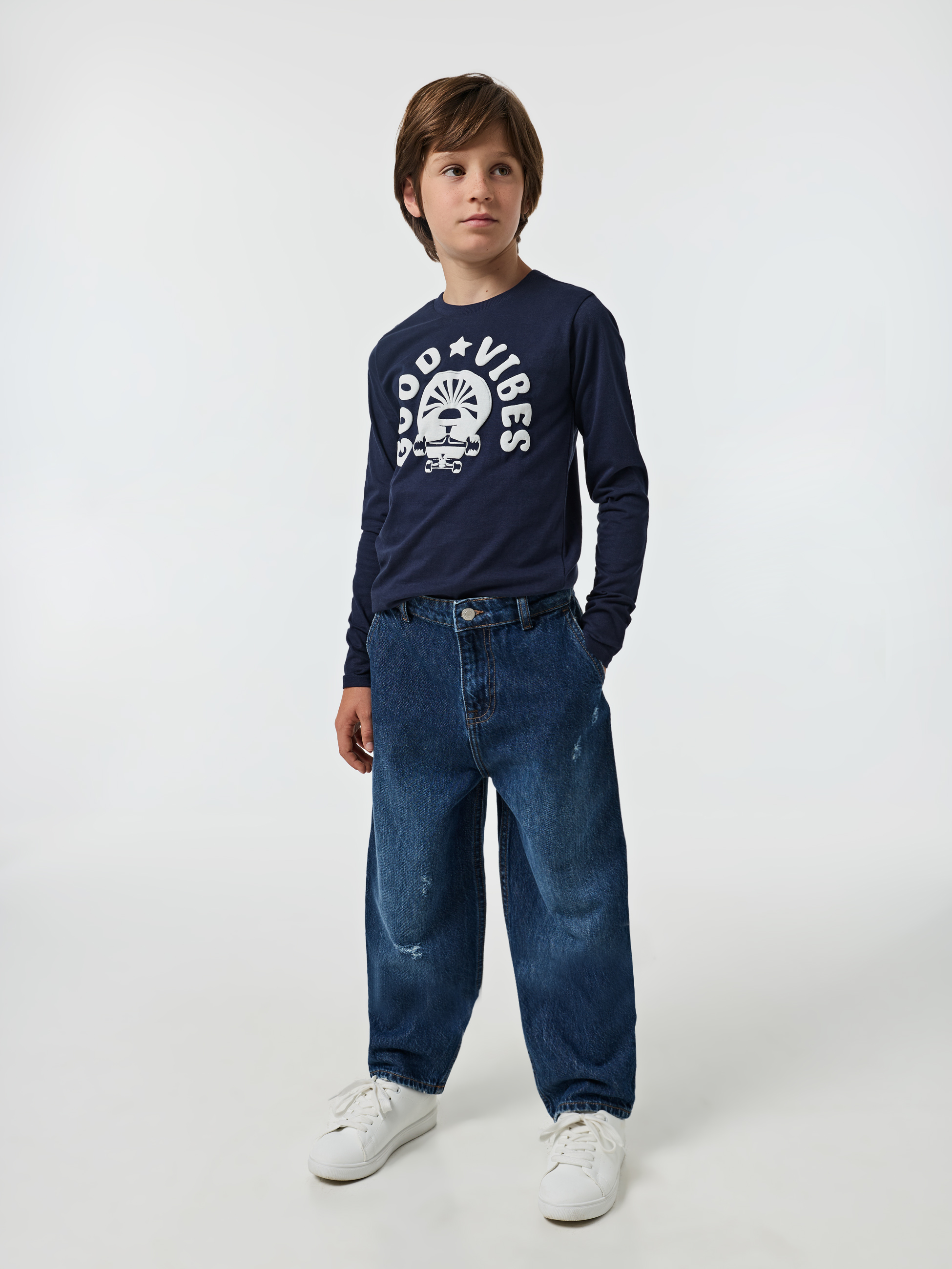 Calça de ganga skater