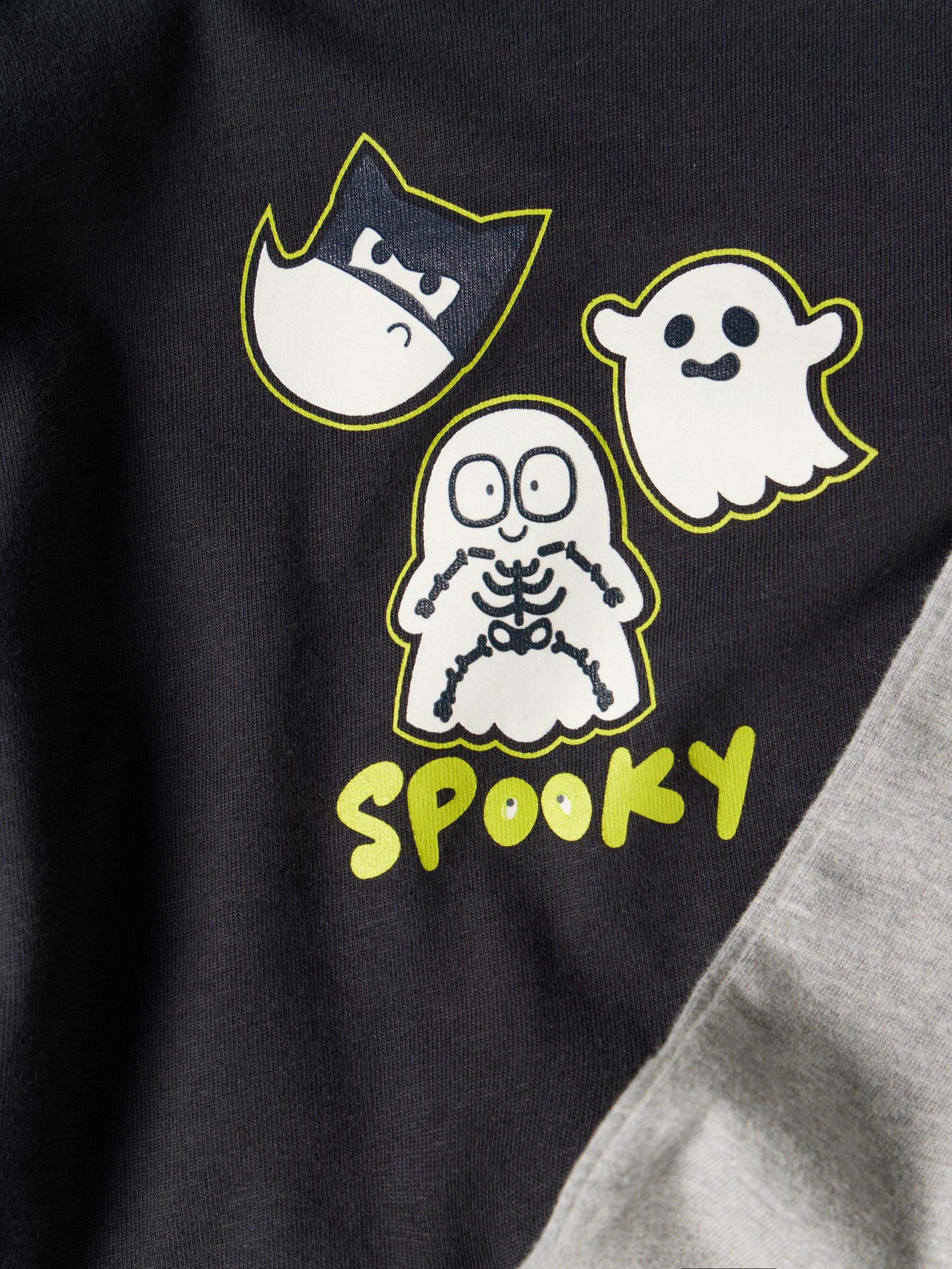 Pijama longo estampado