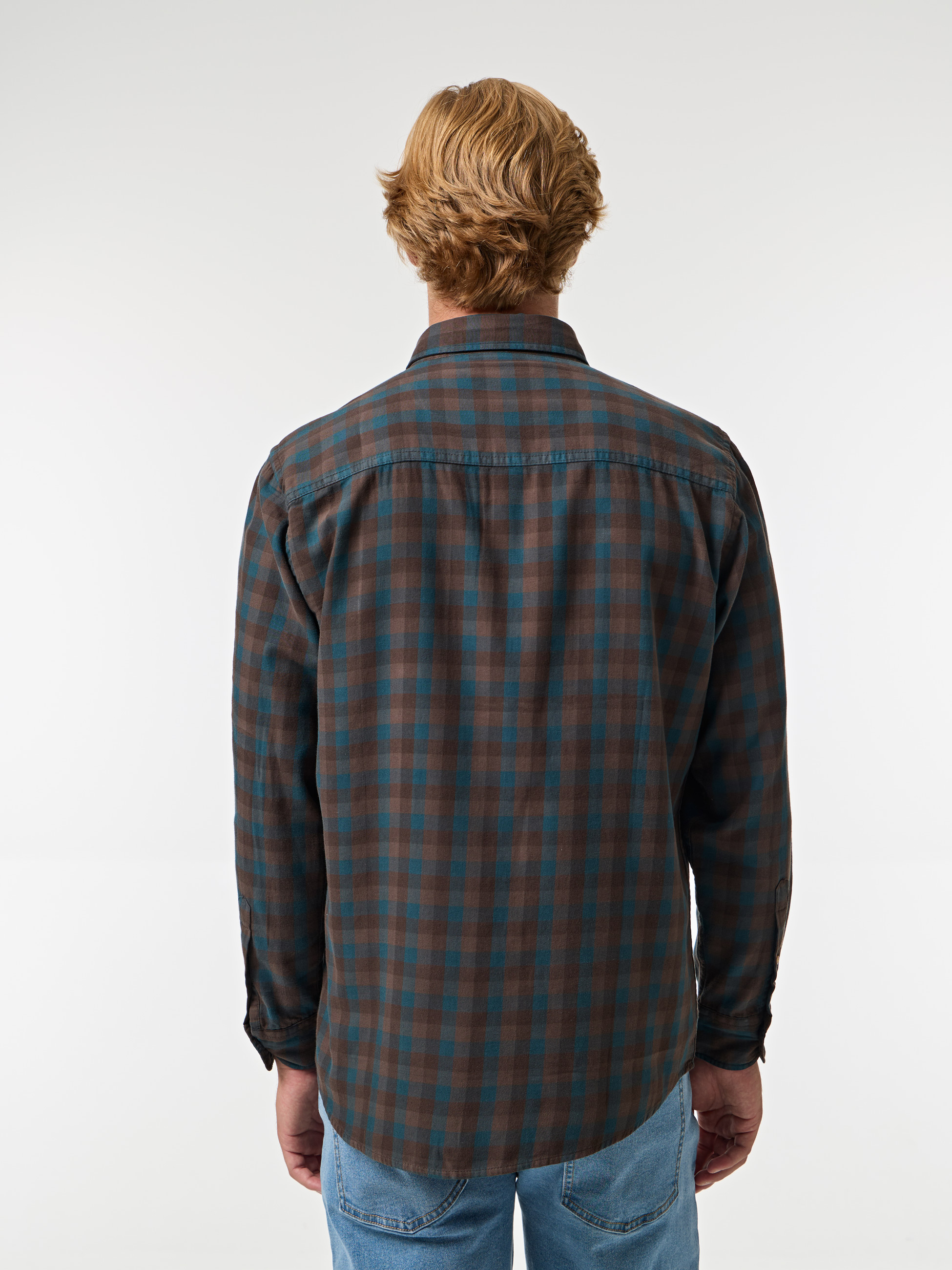 Camisa xadrez com bolso